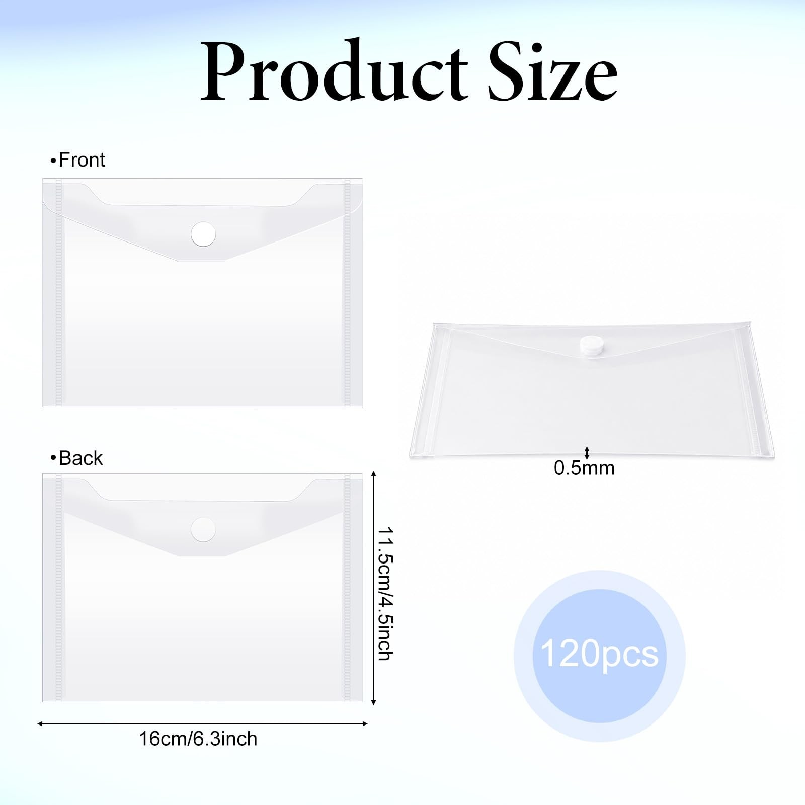 120 Pcs Stamp and Die Storage Pockets