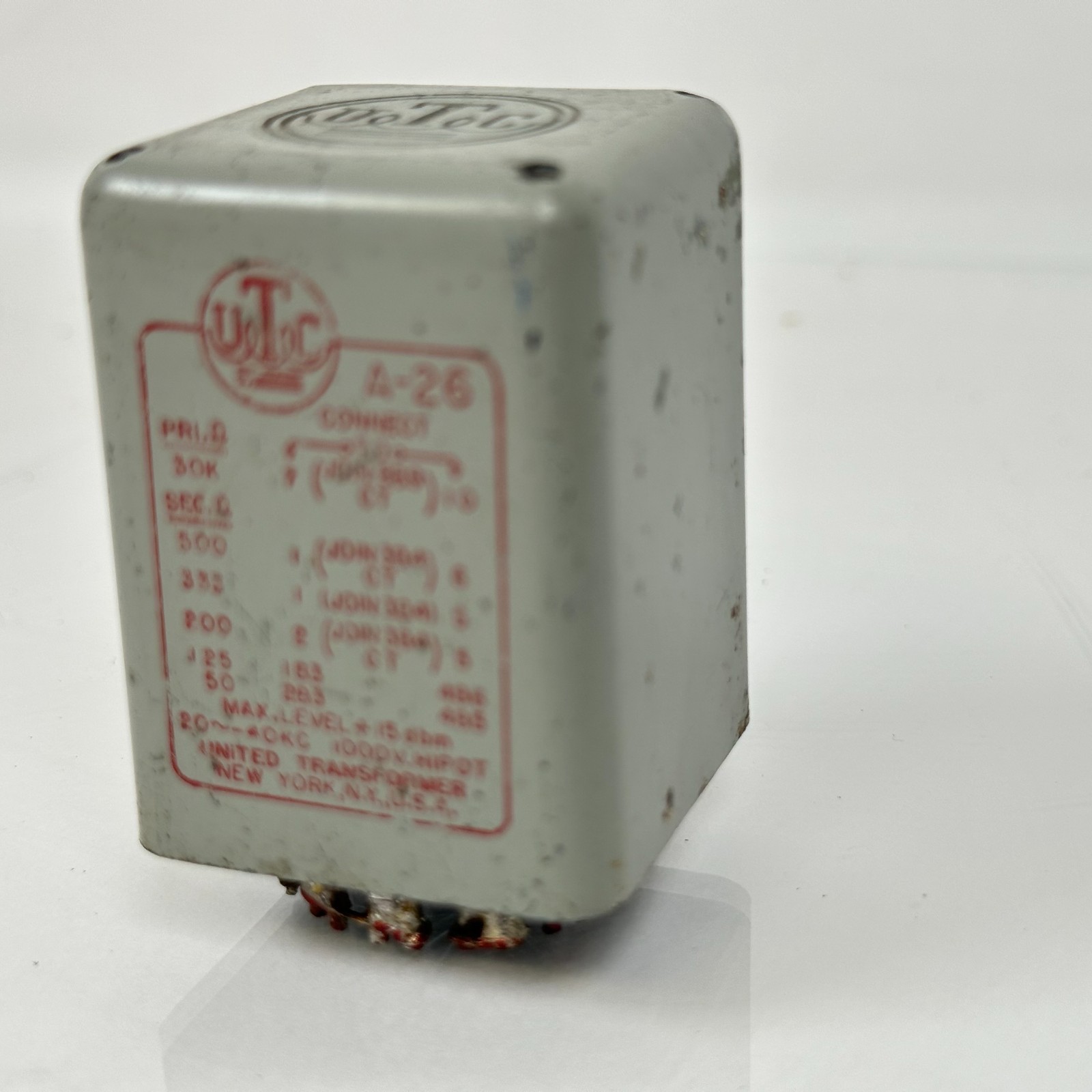 UTC A-26 Transformer Vintage Original