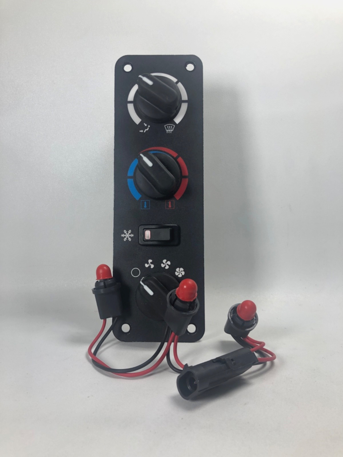 *NOS* MRAP A/C Front Unit Control Panel w/ Wiring + Bulbs NSN: 6110-01-548-6335