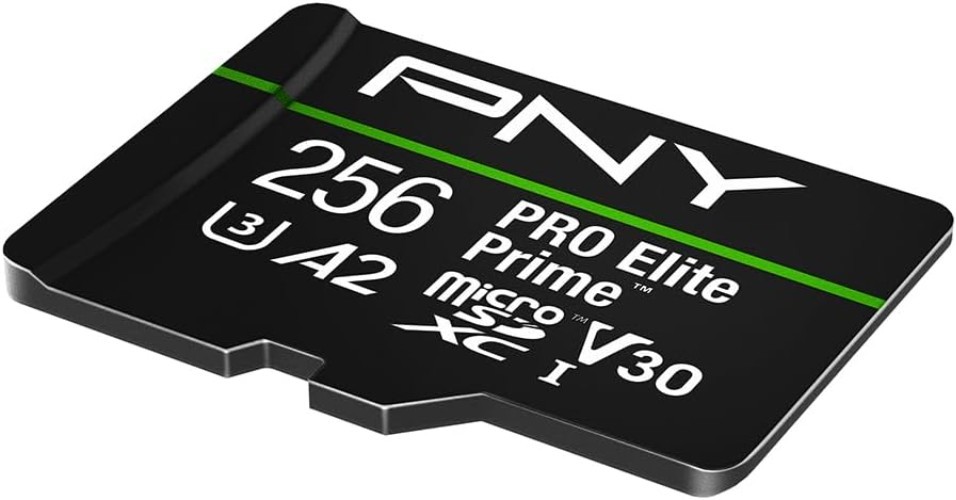 256GB PRO Elite Prime UHS-I microSDXC - Fast 4K Recording, A2 App Performance