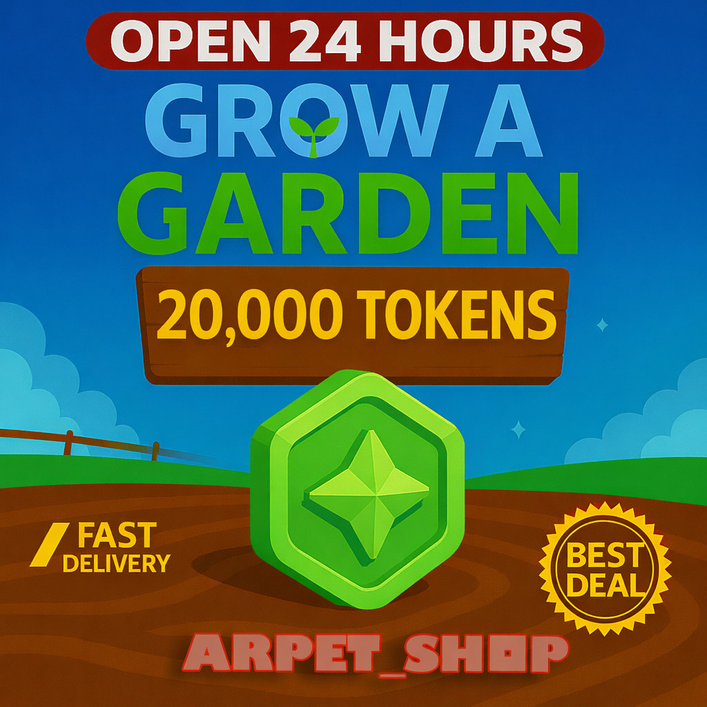 [🐶] Roblox GROW A GARDEN | 20K TOKEN | INSTANT DELIVERY☑️