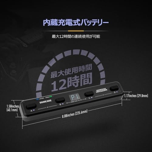 Sonicake Pocket Control MIDI Controller Transparent Black From Japan