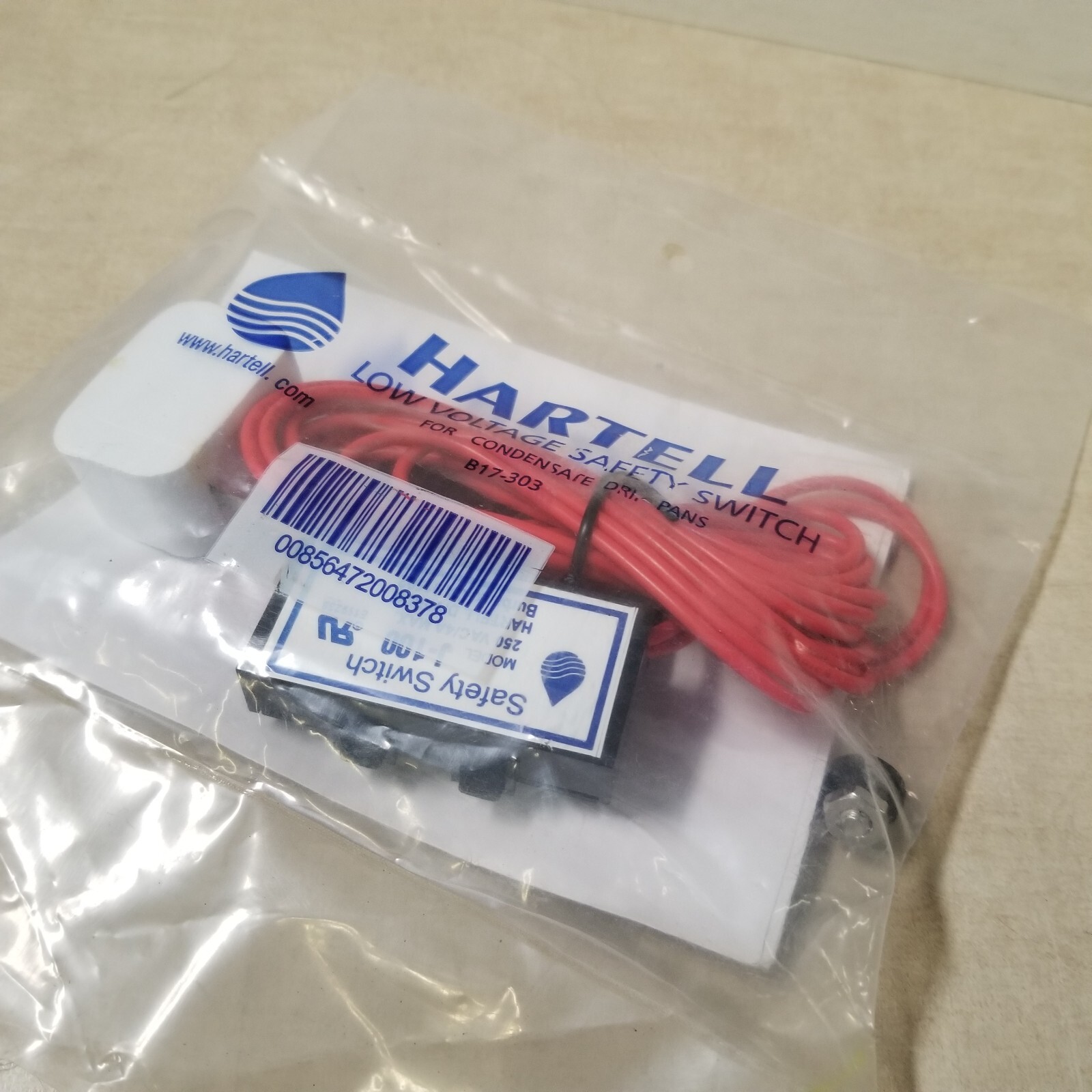 Hartell B17-303 Safety Float Switch Low Voltage J-100
