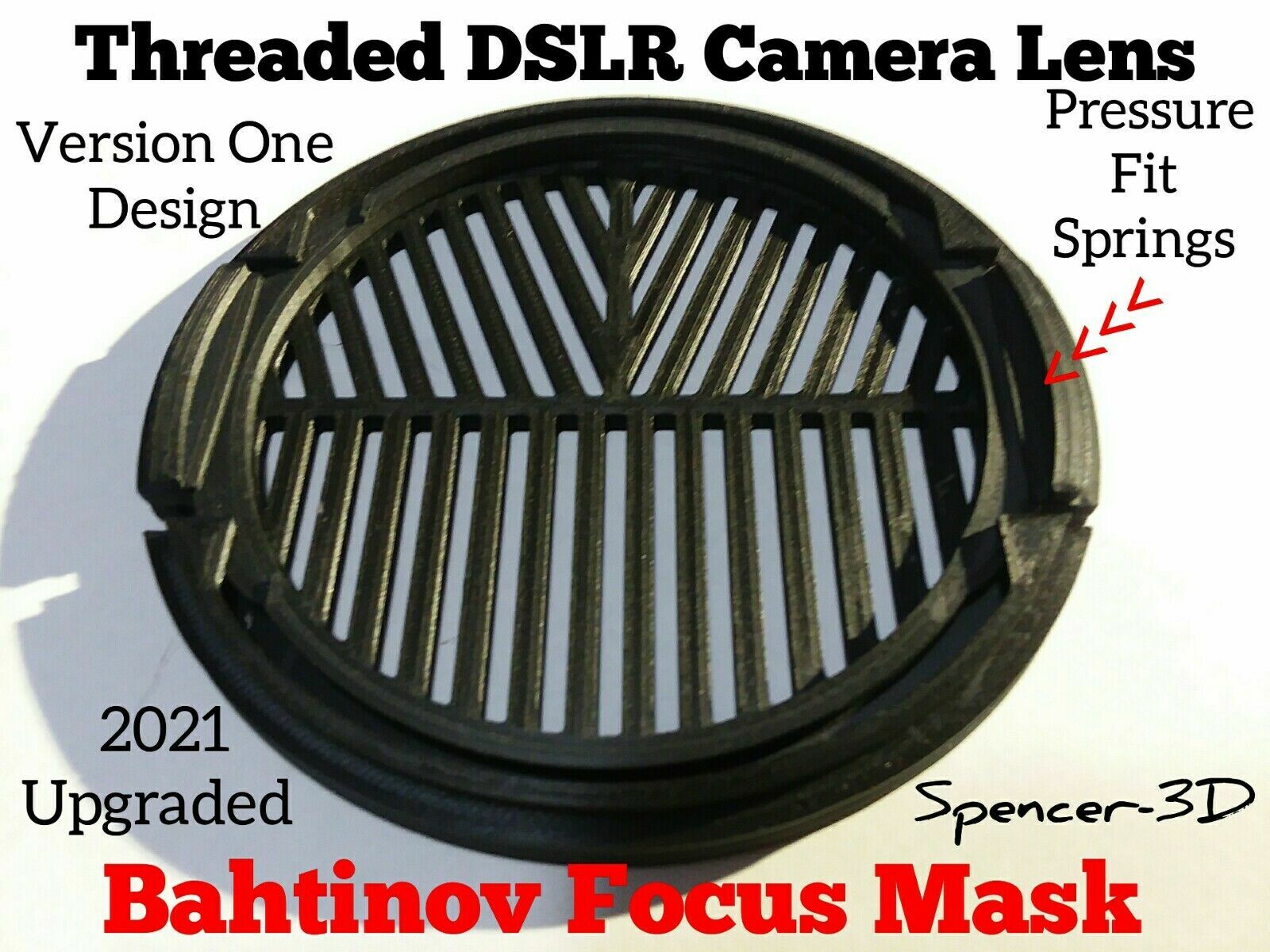 95mm Thread DSLR Camera Lens Bahtinov Focus Mask