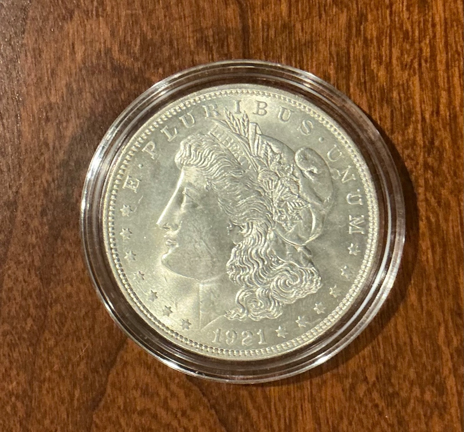 1921-P  Morgan Silver Dollar in High-Quality UC Condition.  Excellent Detail!