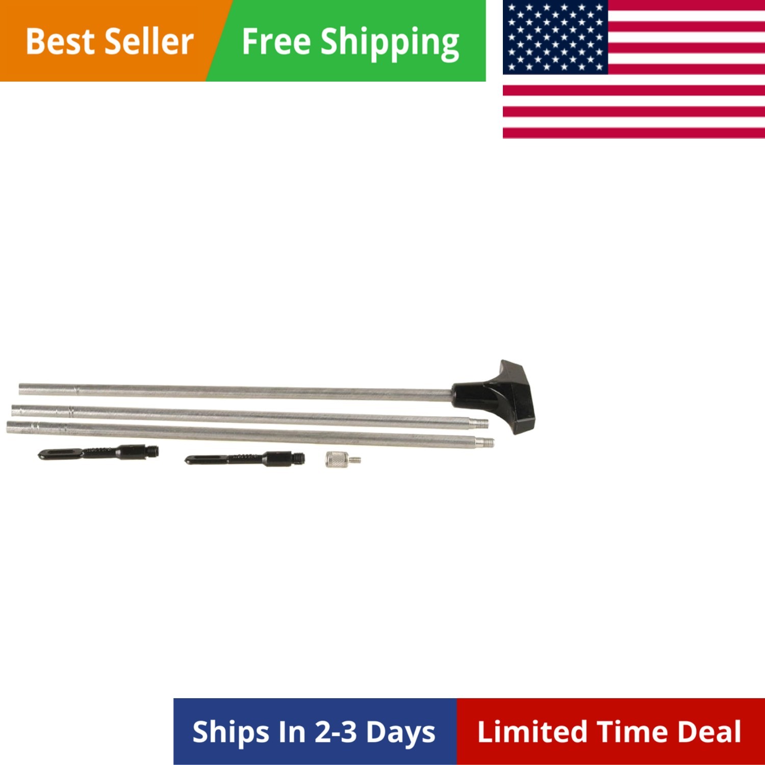 Hoppes, Clamshell Kit w/Aluminum Rod, 12 Gauge
