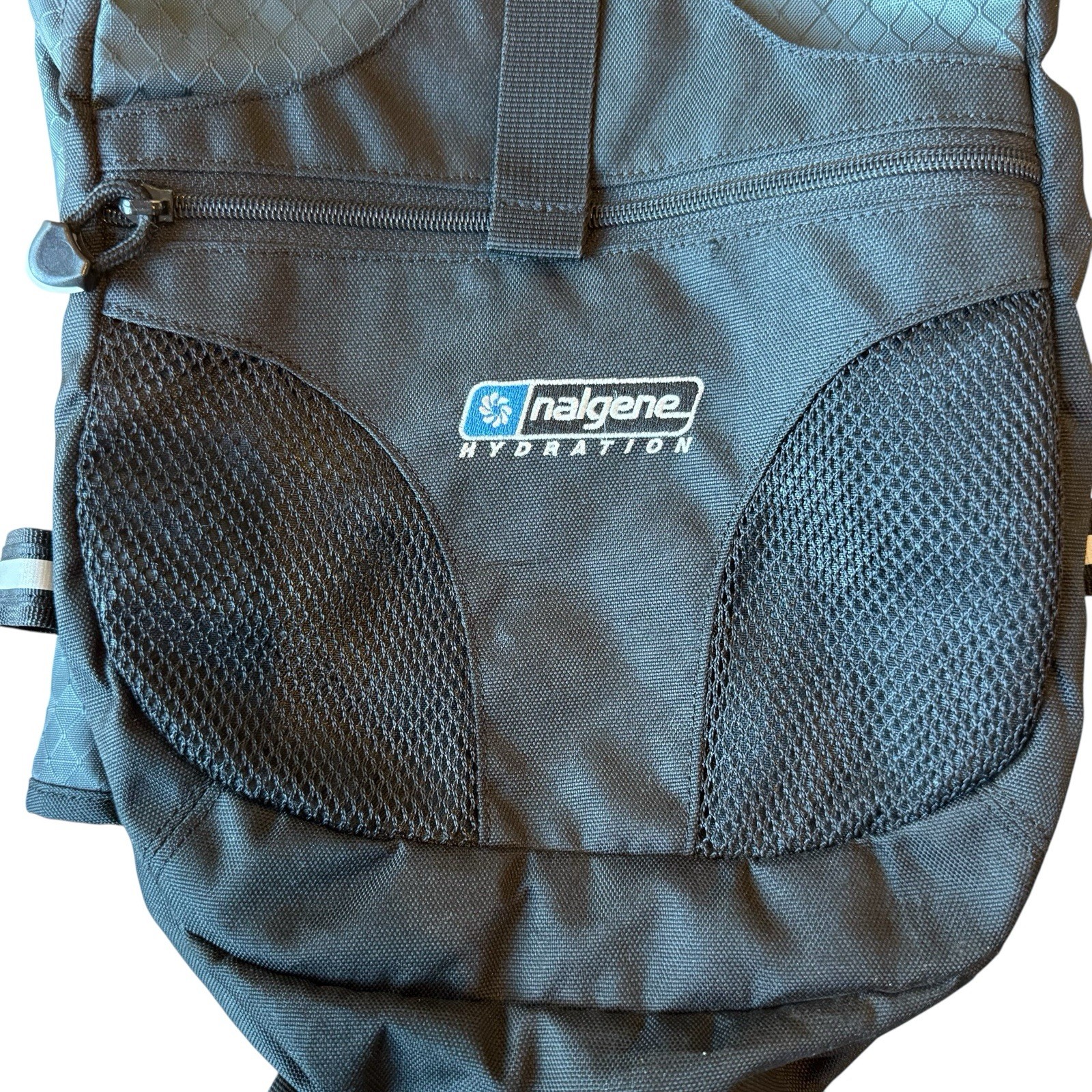 Nalgene Hydration Backpack Bl Nylon 6 Zippered Camelback Hiking Unisex 085