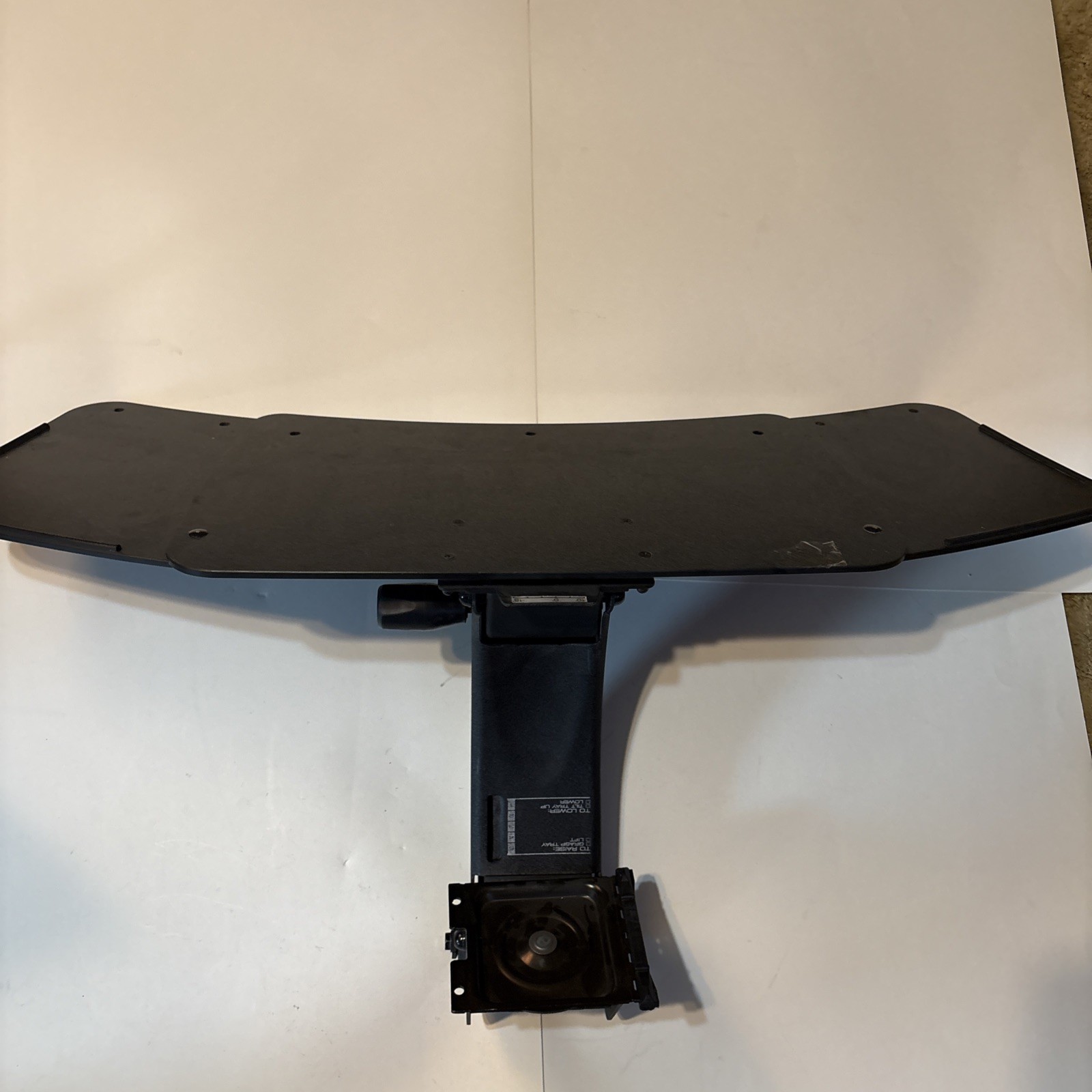 20 Inch Ergonomic Under Desk Mount Extendable Keyboard Tray System PREOWNED