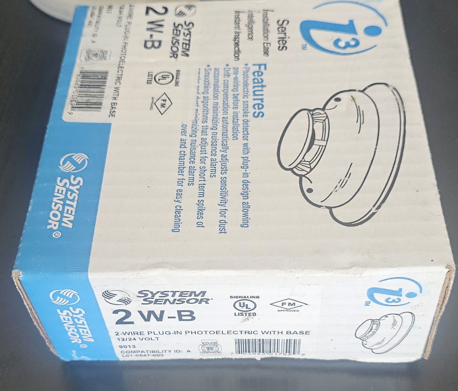 System Sensor 2W-B Photoelectric 2-Wire Smoke Detector
