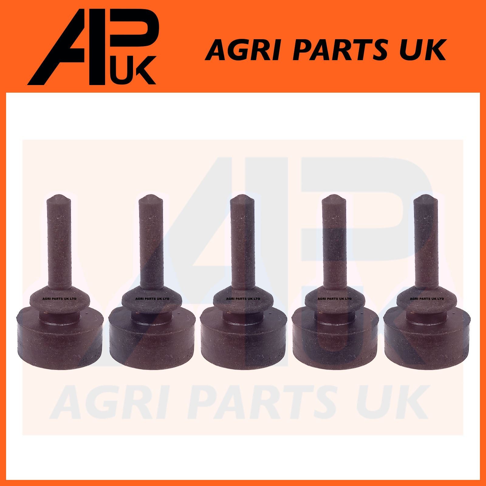 5x Bonnet Panel Rubber Pad Grommet Bung for Ford 2000 3000 4000 5000 Tractor