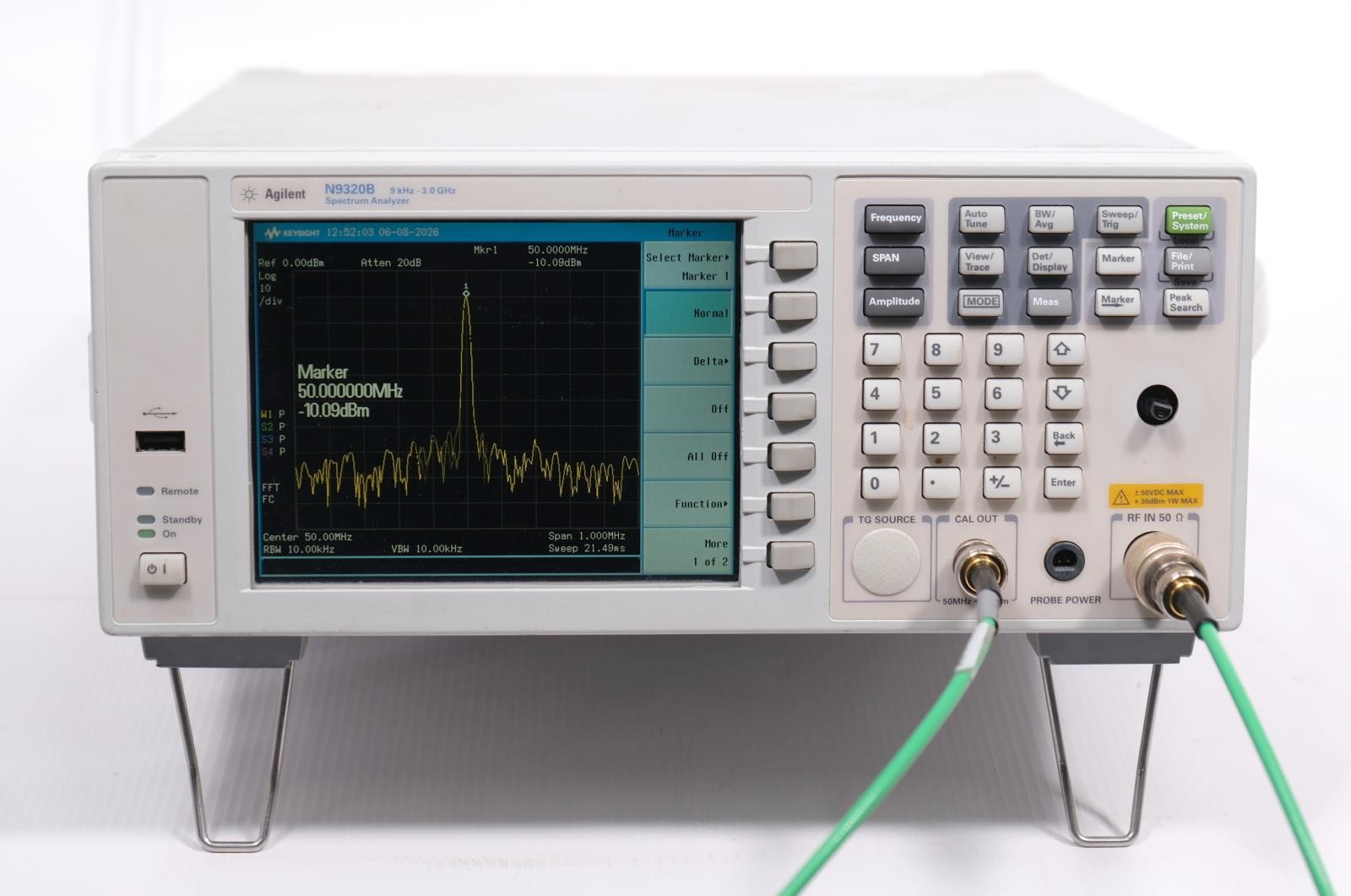 Agilent N9320B 9 kHz - 3 GHz RF Spectrum Analyzer