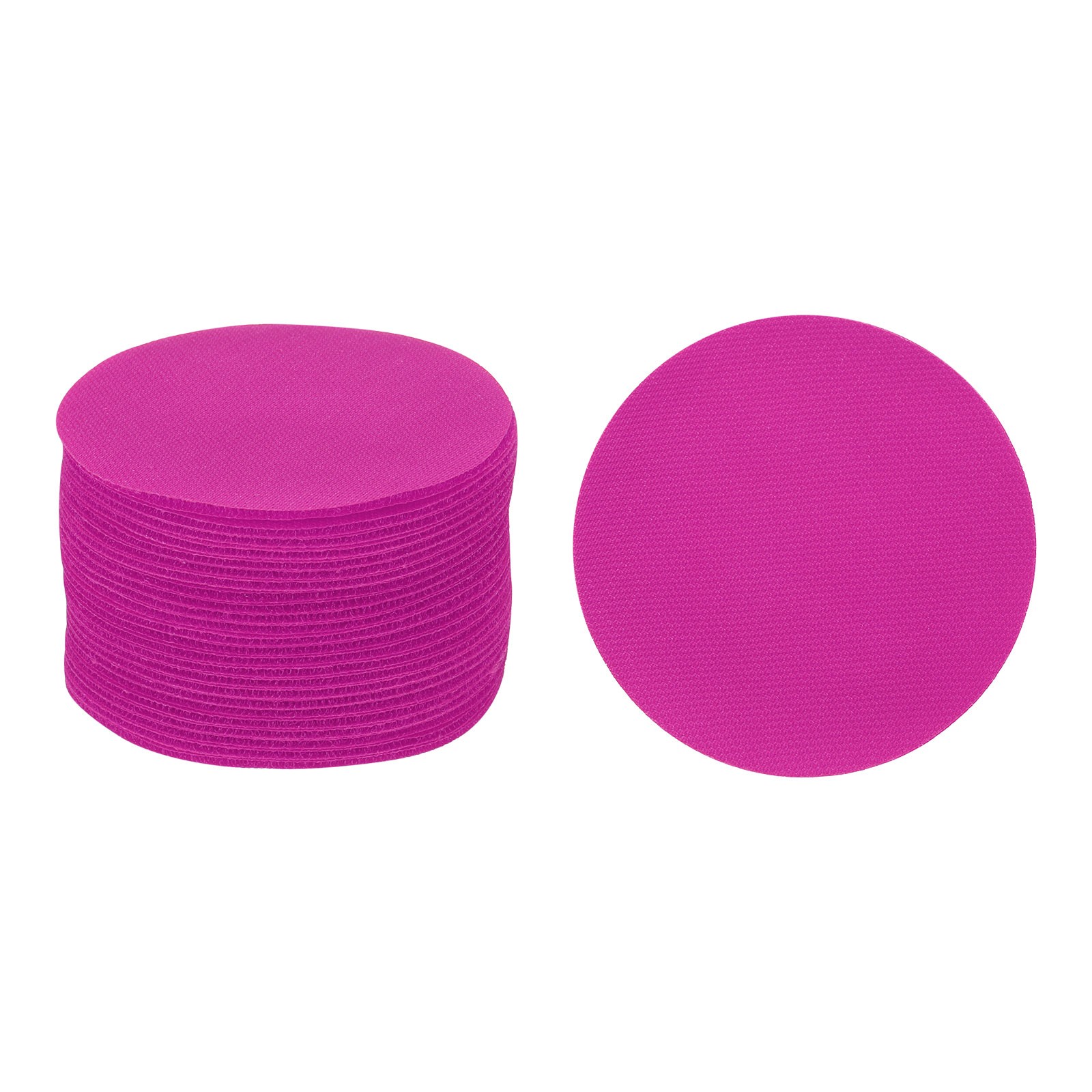 48 Pcs Carpet Spot Markers Floor Circle Dots for Classroom, Rose Red