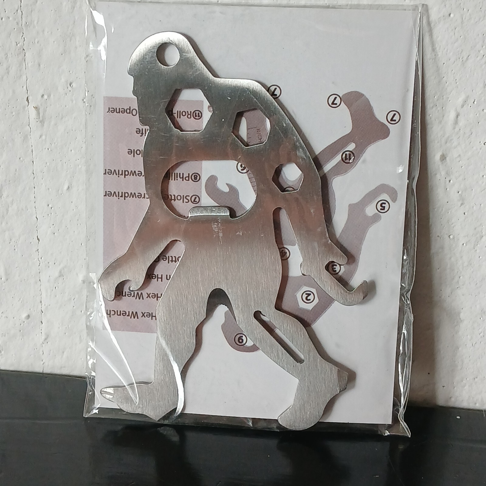 Keifukuh Sasquatch Multi Use Key Chain Tool Open Box