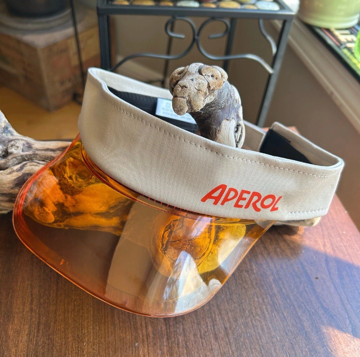 Aperol Spritz Clear Bill Adjustable Visor Hat **BRAND NEW**