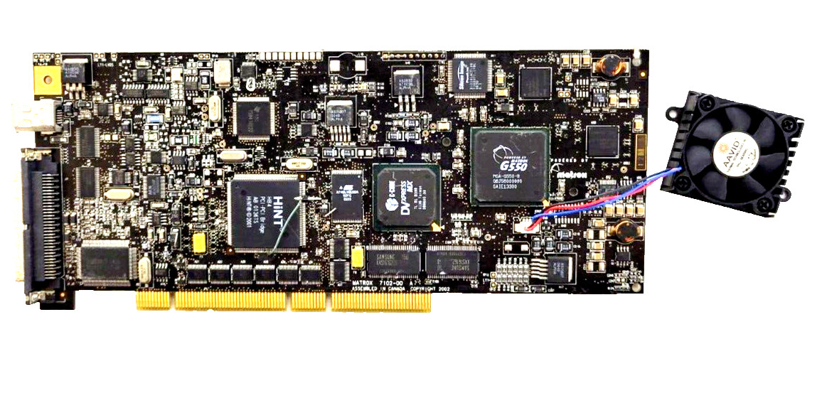 MATROX 7102-00 CONTROLLER BOARD FAN MODULE EDITING ASSY