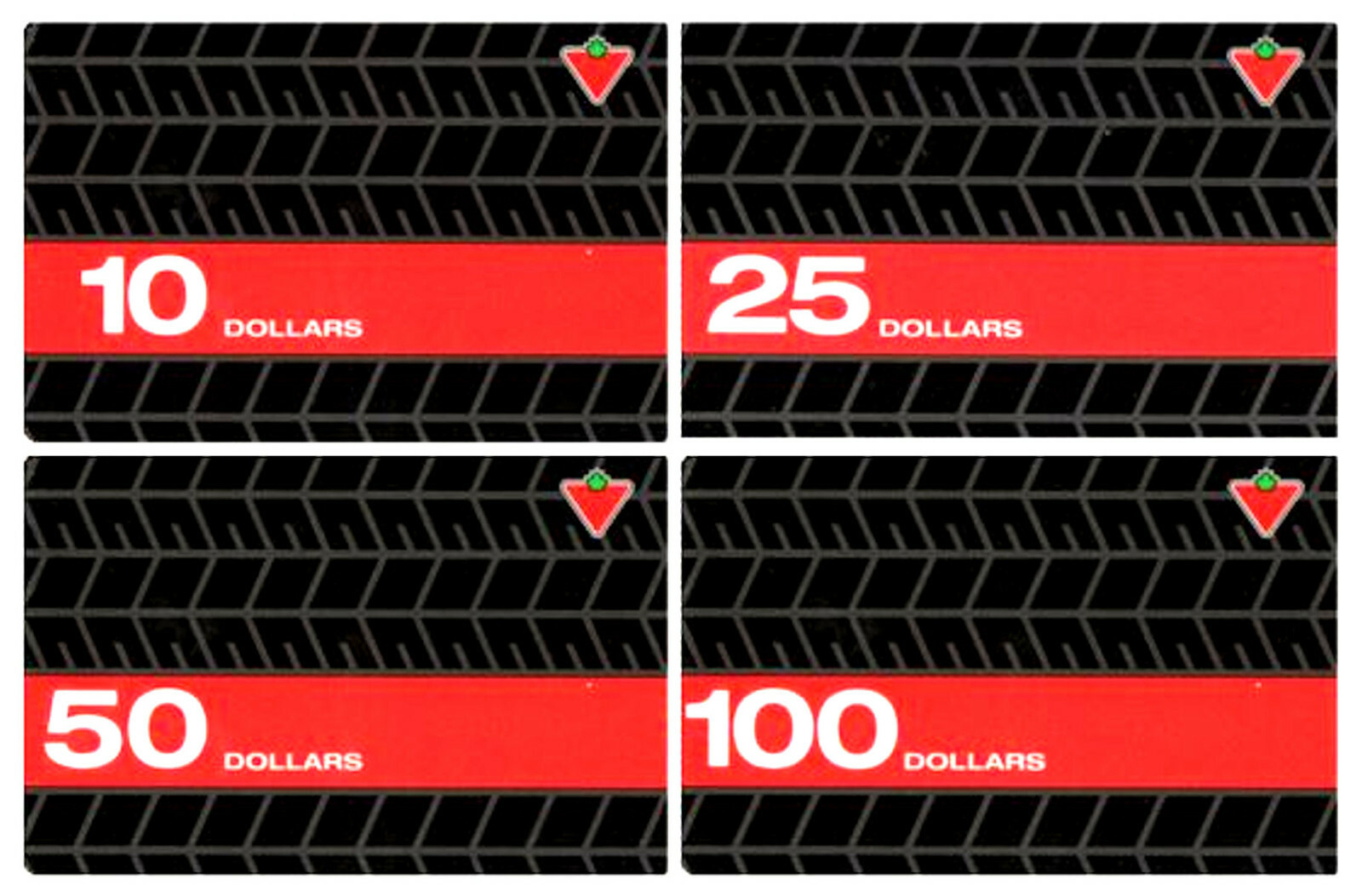 FA03 Tire Treads - Canadian Tire Gift Cards - U PICK FROM LIST - Collecting Only