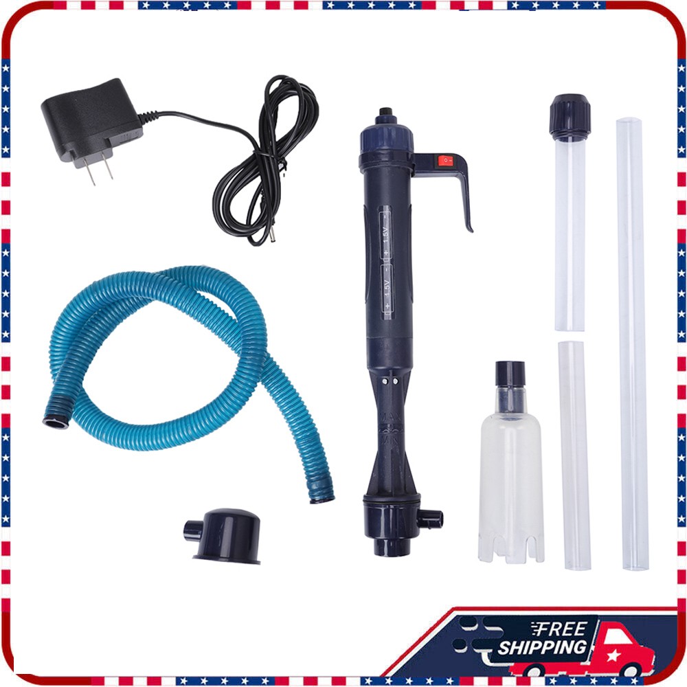 Fish Tank Electric Pump Gravel Cleaner Vacuum Siphon Water Change