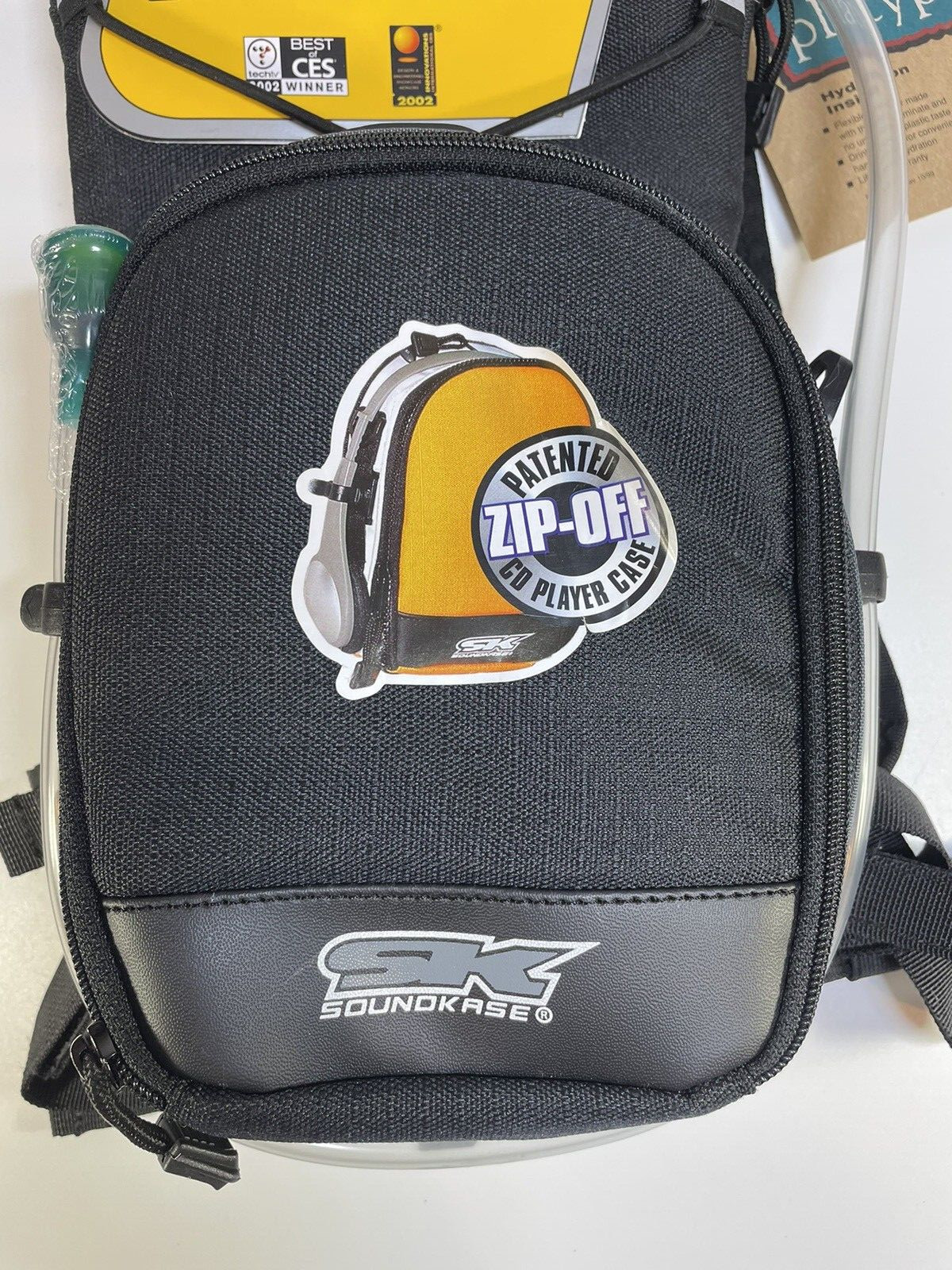 Soundkase Hiking Backpack Platypus Hydration Backpack Zip-Off Cd Player Case