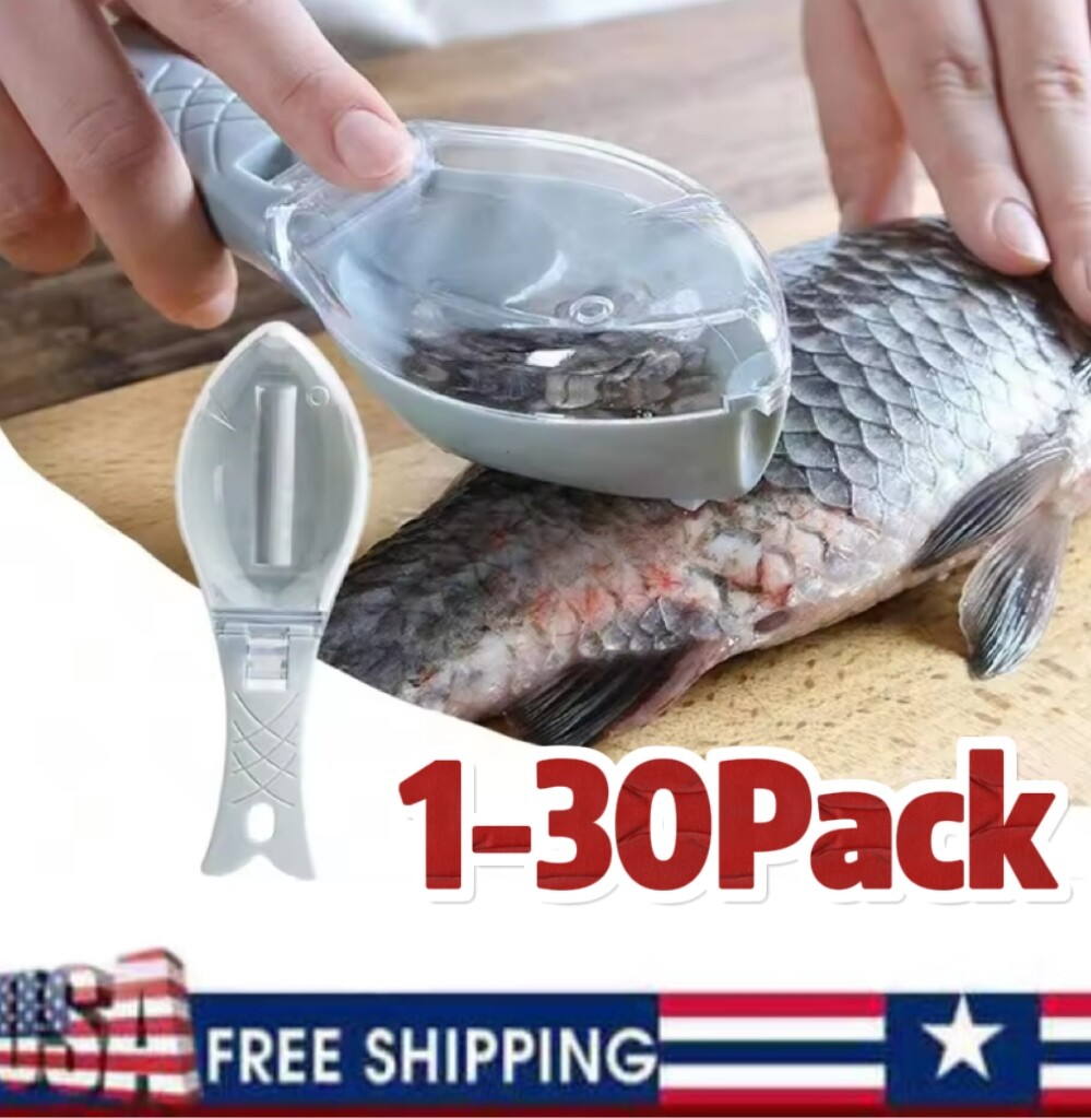 Fish Skin Brush Scraping Fishing Scale Grater Remover Peeler Scaler Scraper Tool