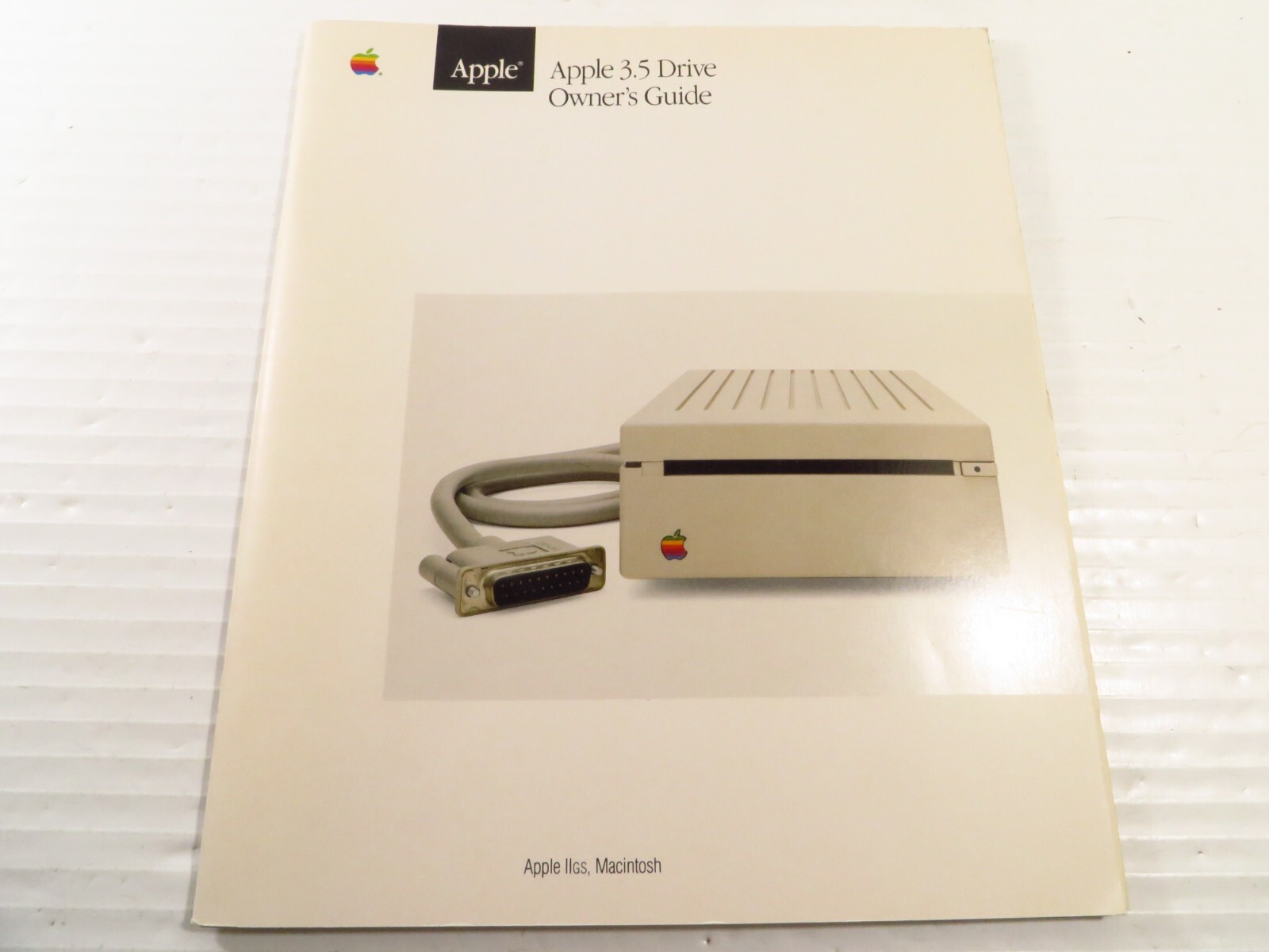 Apple 3.5 Drive Owners Guide Macintosh 1986, Original, Free Shipping