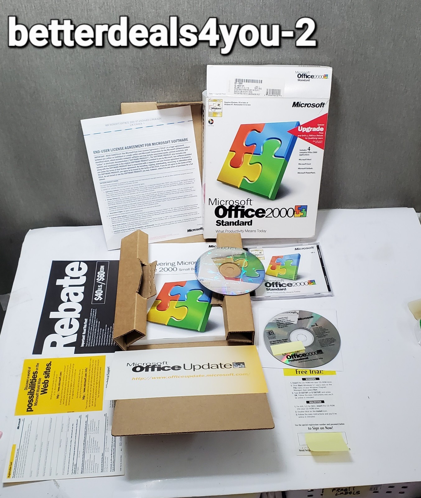 Microsoft Office 2000 Standard & Professional Software Requires Windows 95 or NT