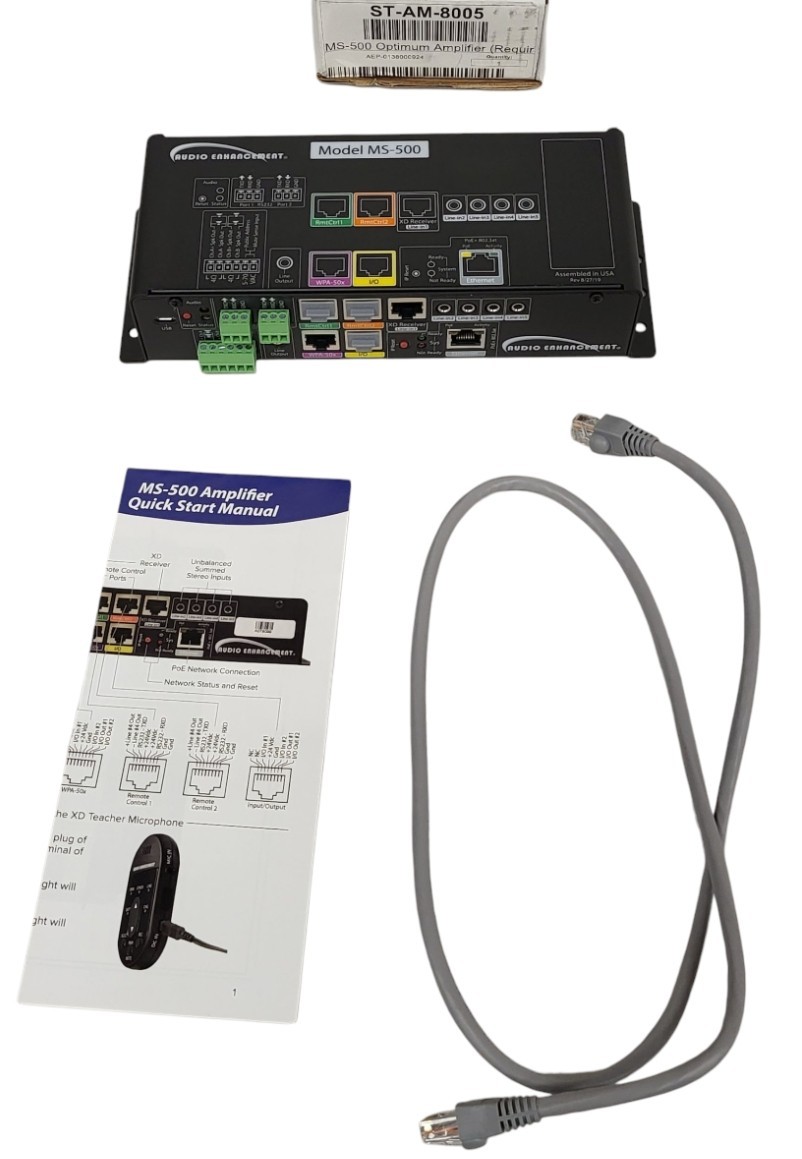NEW Audio Enhancement MS-500 AM-0500 Optimum Amplifier Audio Amp ST-AM-8005