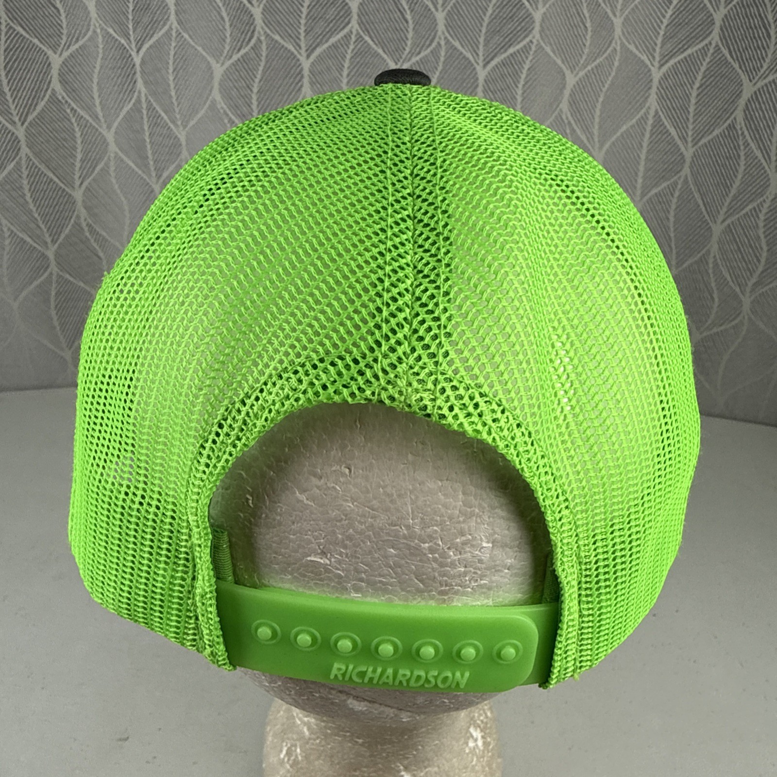 Mishawaka Parks & Recreation Patch Gray Lime Green Hat Cap SnapBack Richardson