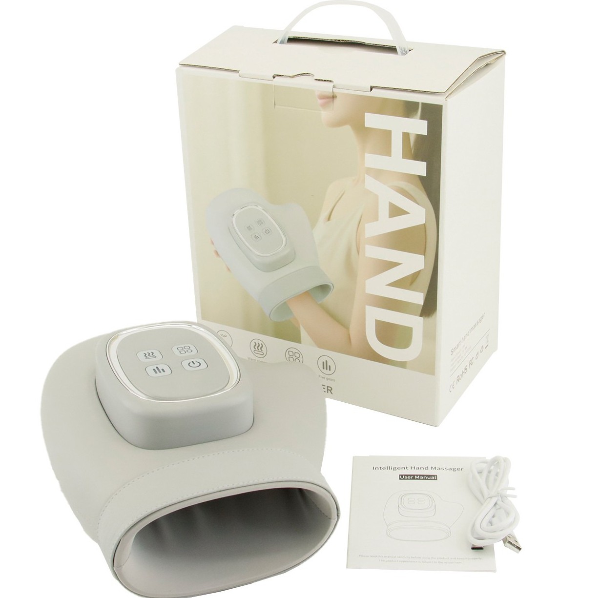 Hand Massager with Heat and Compression Carpal Tunnel Relief Wrist Relief Gift