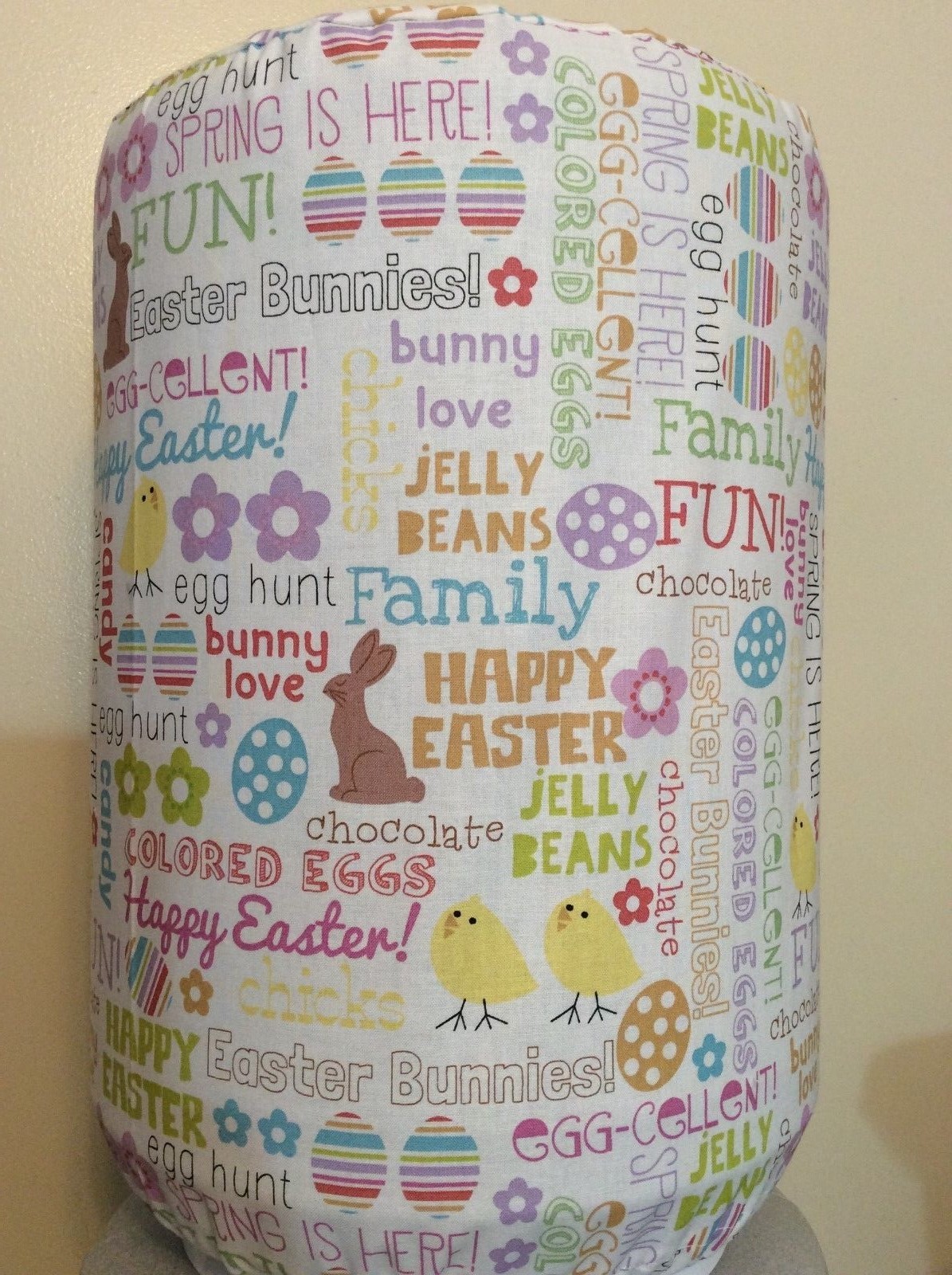 HAPPY EASTER JELLY BEANS 5 GALLON WATER COOLER BOTTLE COVER KITCHEN DECORATION