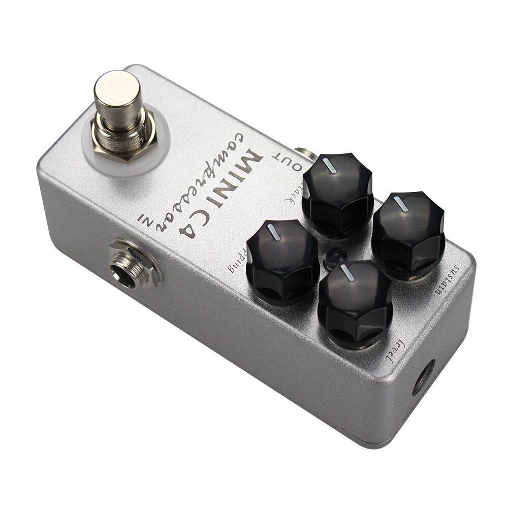 True Bypass Full Metal Shell Guitar Mini C4 Compressor Guitar Effect Pedal