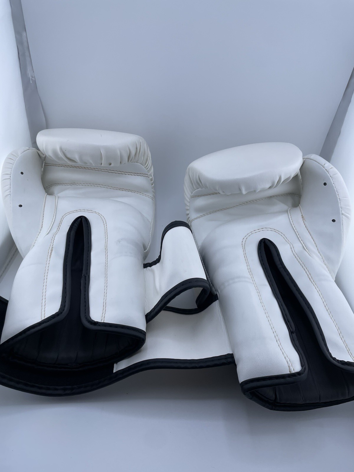 HKA USA 12 oz. White boxing gloves