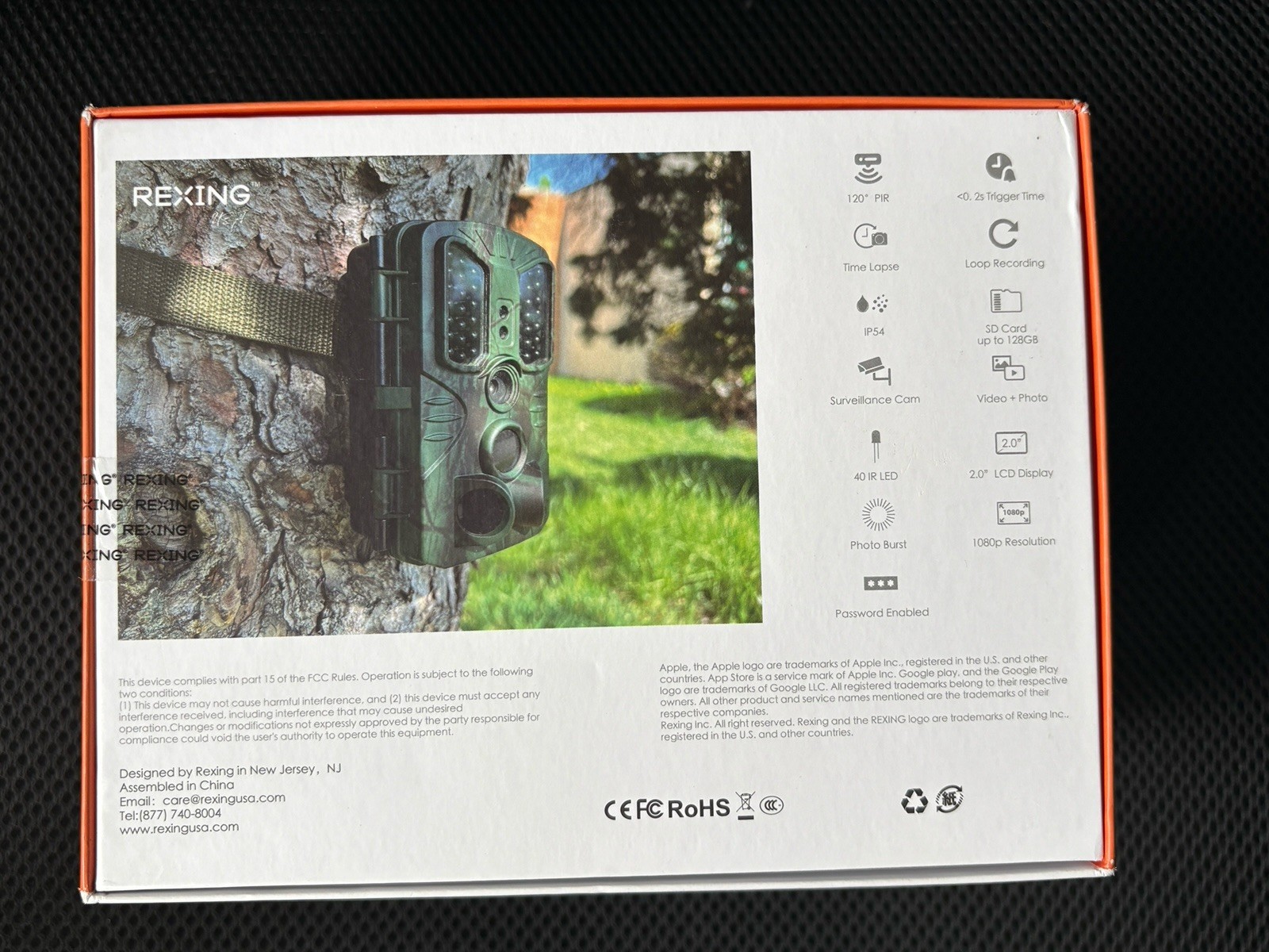 Rexing H1 Blackhawk Trail Camera Night Vision Surveillance Cam