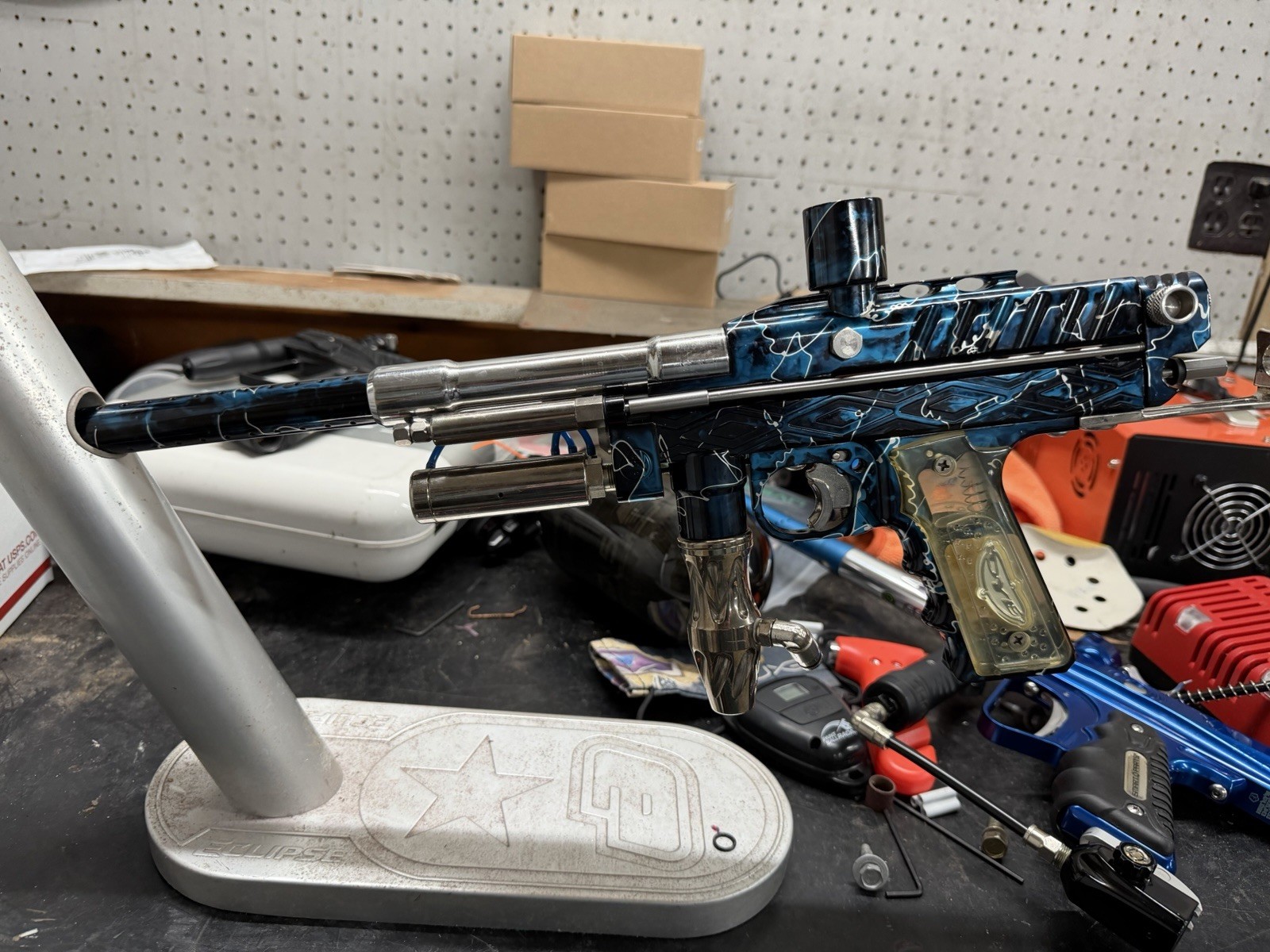 Custom Autococker Paintball Marker Pre-2k Paintball Toys Vert Feed