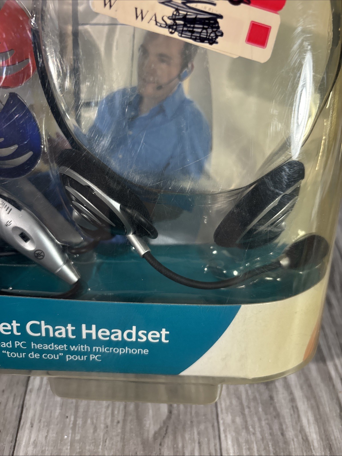 NEW Logitech Internet Chat Headset Behind the Head Multicolored Computer SEALED