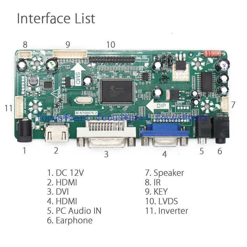 Kit for LTN150XB-L03 HDMI+DVI+VGA LCD LED screen Controller Board
