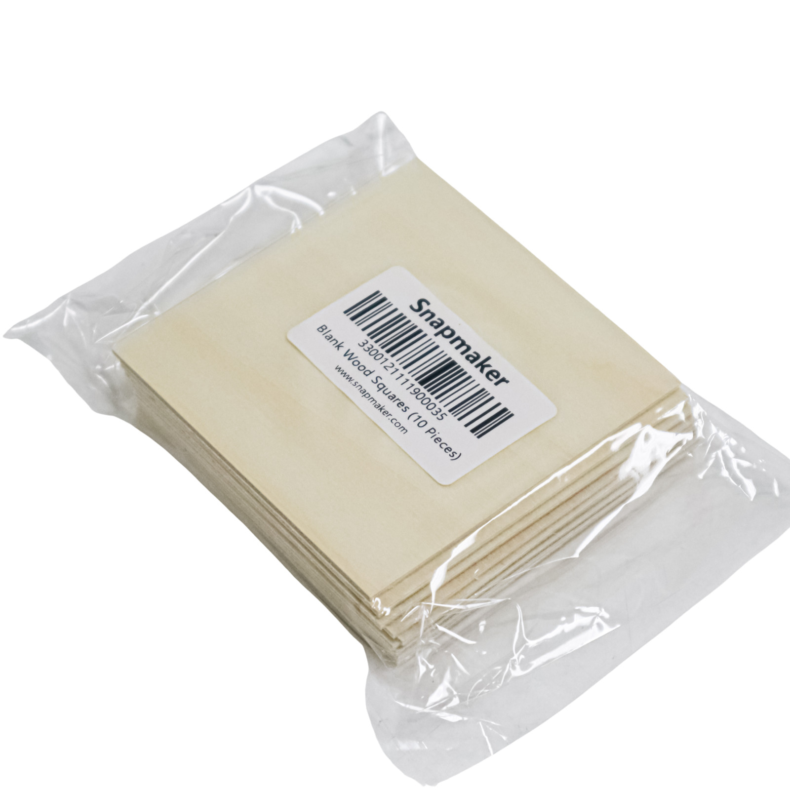 Snapmaker 3D Printer Blank Wood 80 x 80 x 1.5mm Squares 10 Pieces