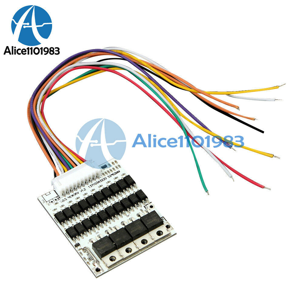 Max 40A Balance Battery Protection Board BMS PCB For 36V 10S 10Packs Li-ion Cell