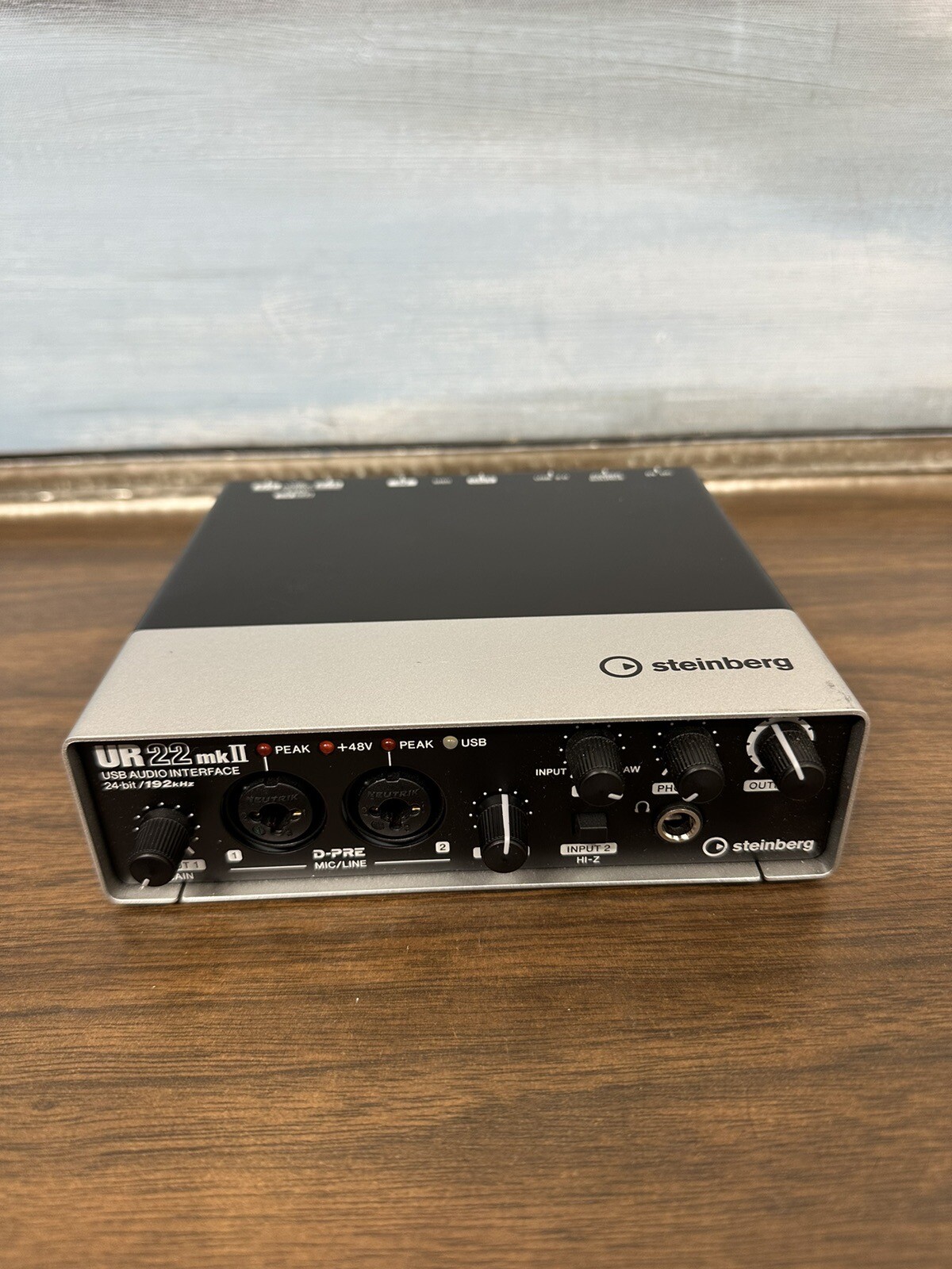 Steinberg UR22 MKII 2x2 USB Audio Interface Untested Not Power Supply