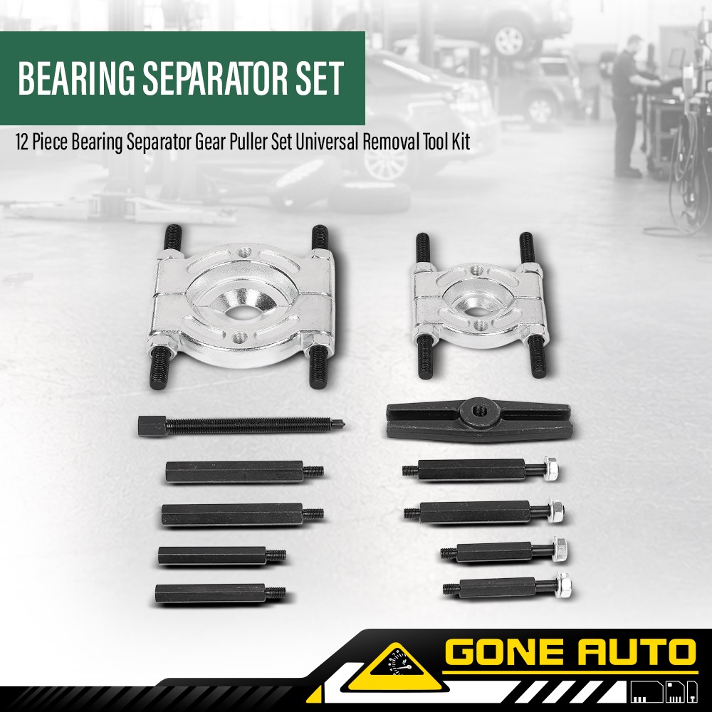 12Pc Bearing Puller Set 5Ton Capacity Hub Remover Tool Kit With Separator Jaws