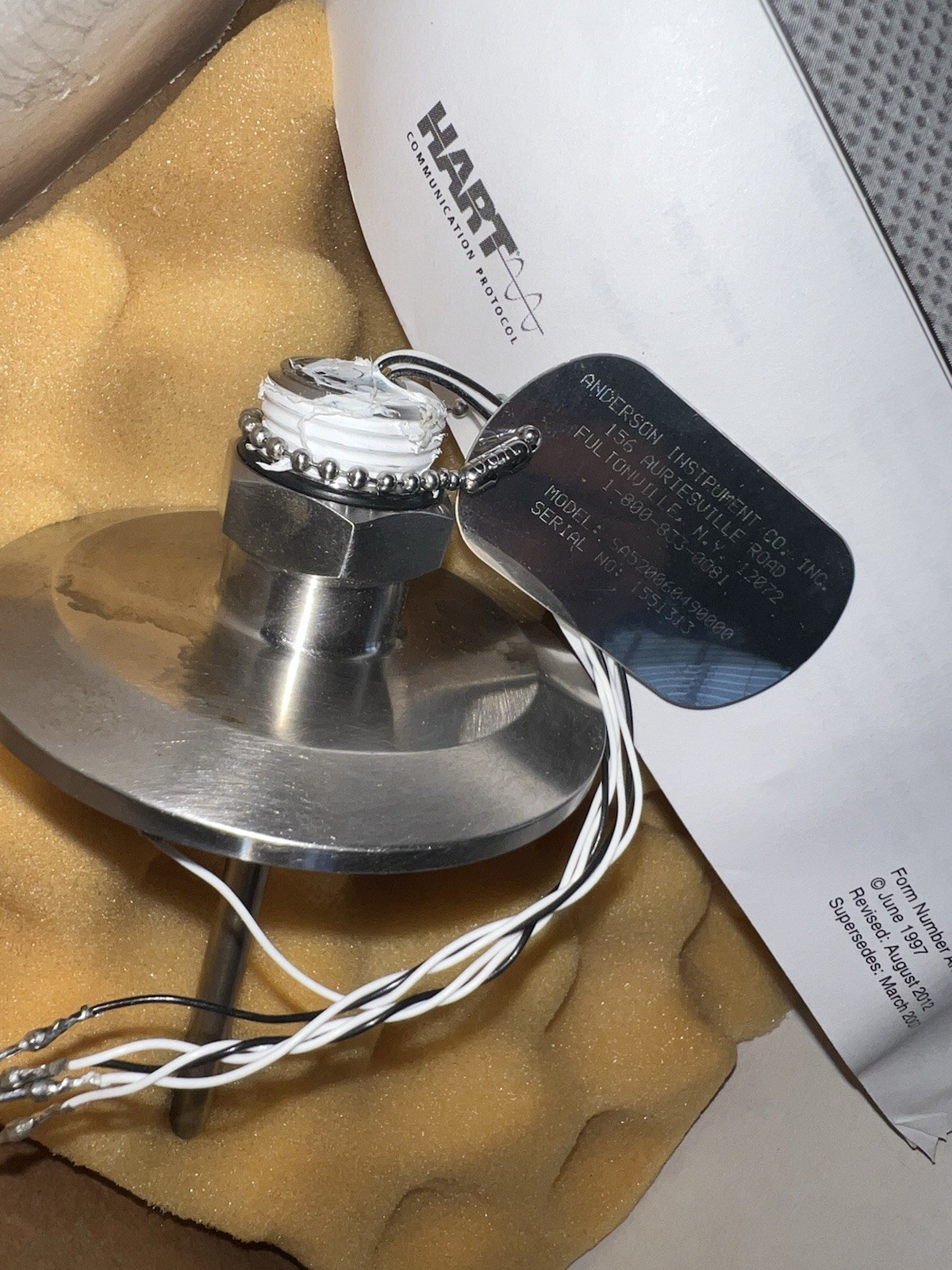 Anderson SA520060490000 RTD Temperature Sensor