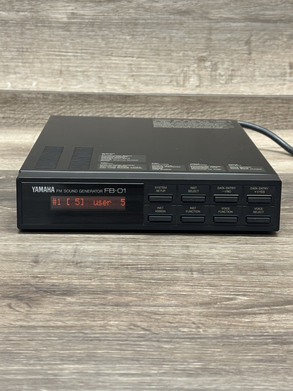 Vintage Yamaha FB-01 FM Sound Generator Japan FB01 Frequency Modulation