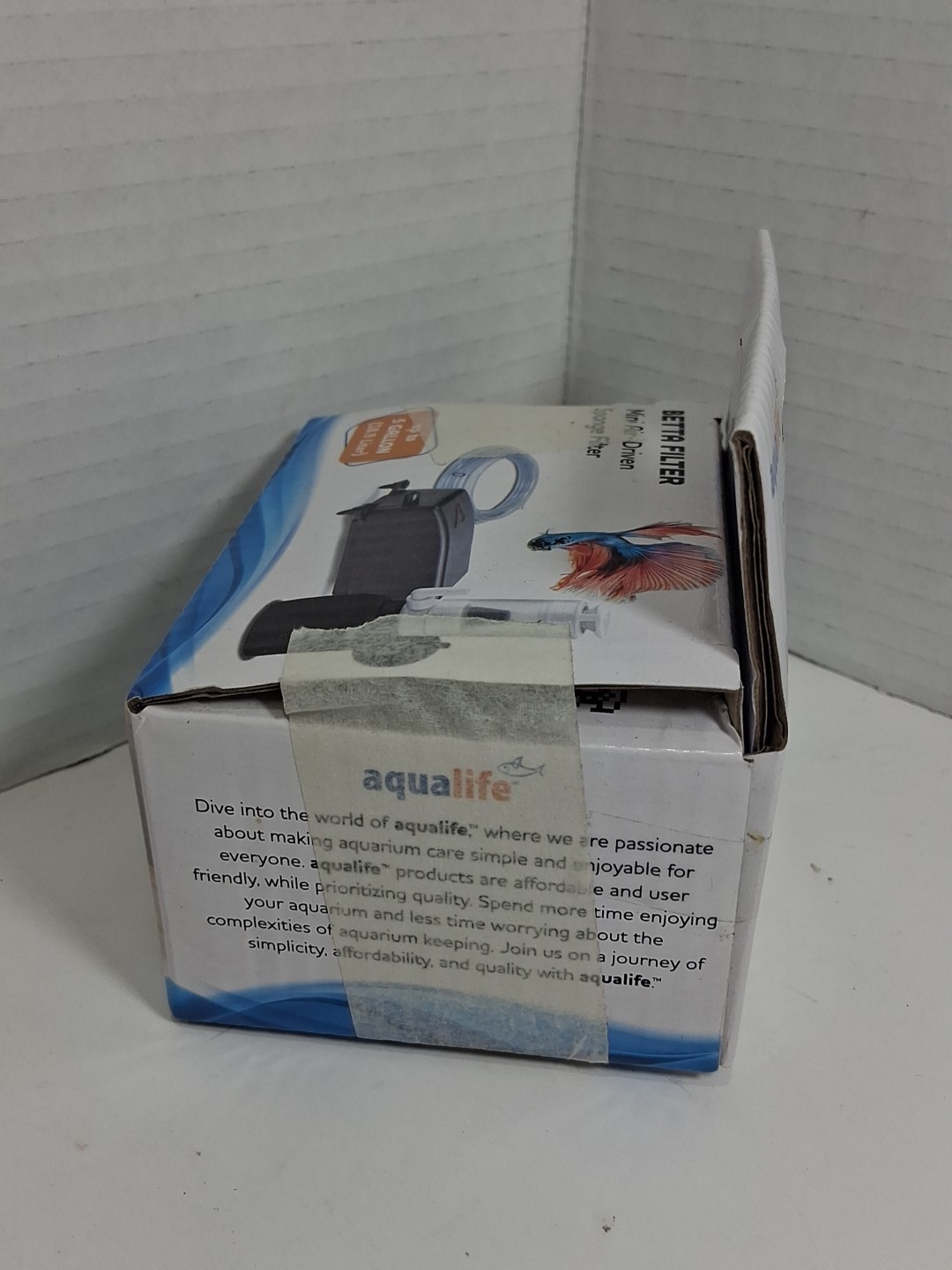 Betta Tank Filter, Mini Air Driven Sponge Filter Kits For 5 Gallons Or Less