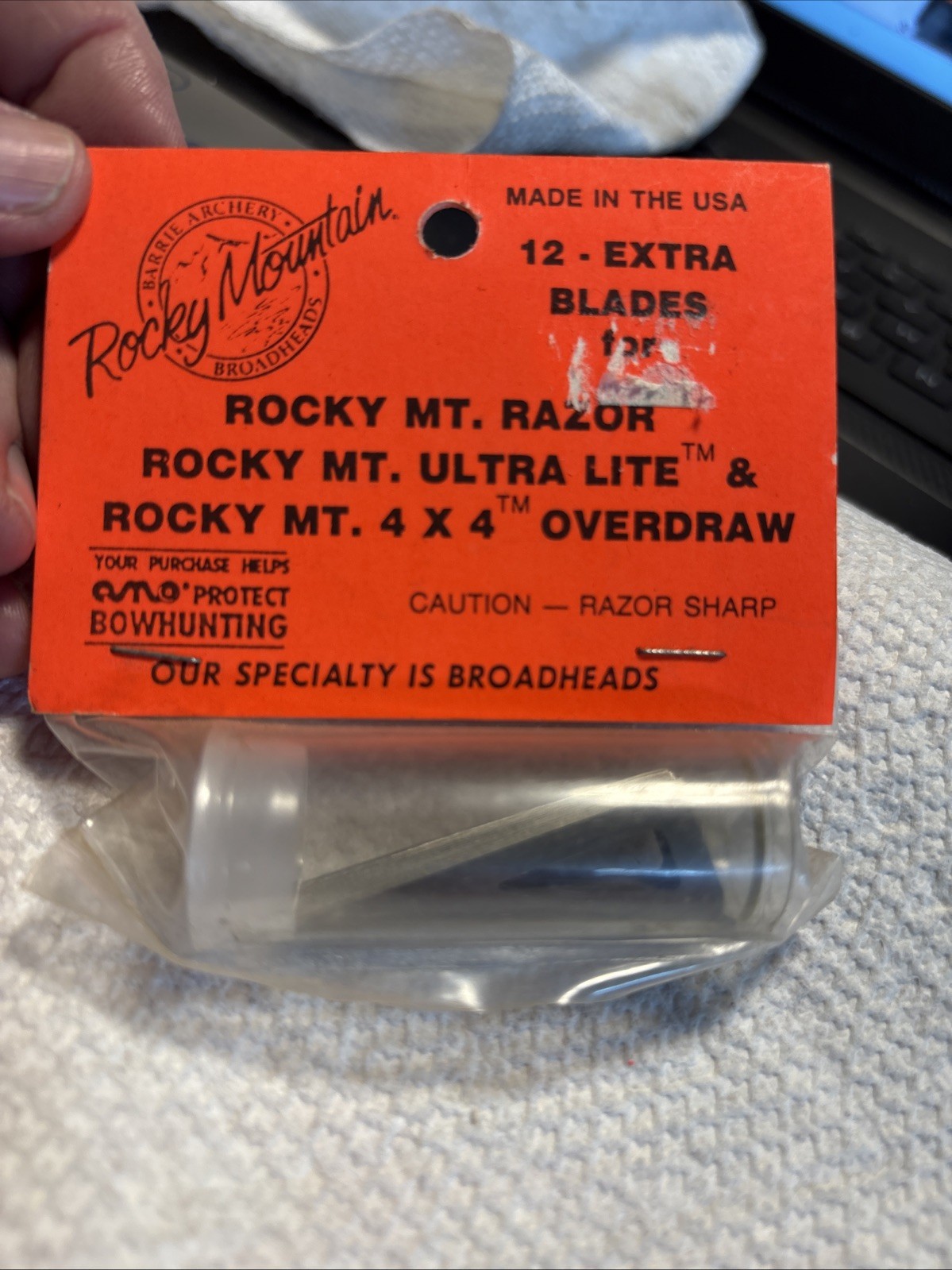 Barrie Archery Rocky Mtn Razor Ultra Lite & Rocky Mtn 4x4 Overdraw Extra Blades