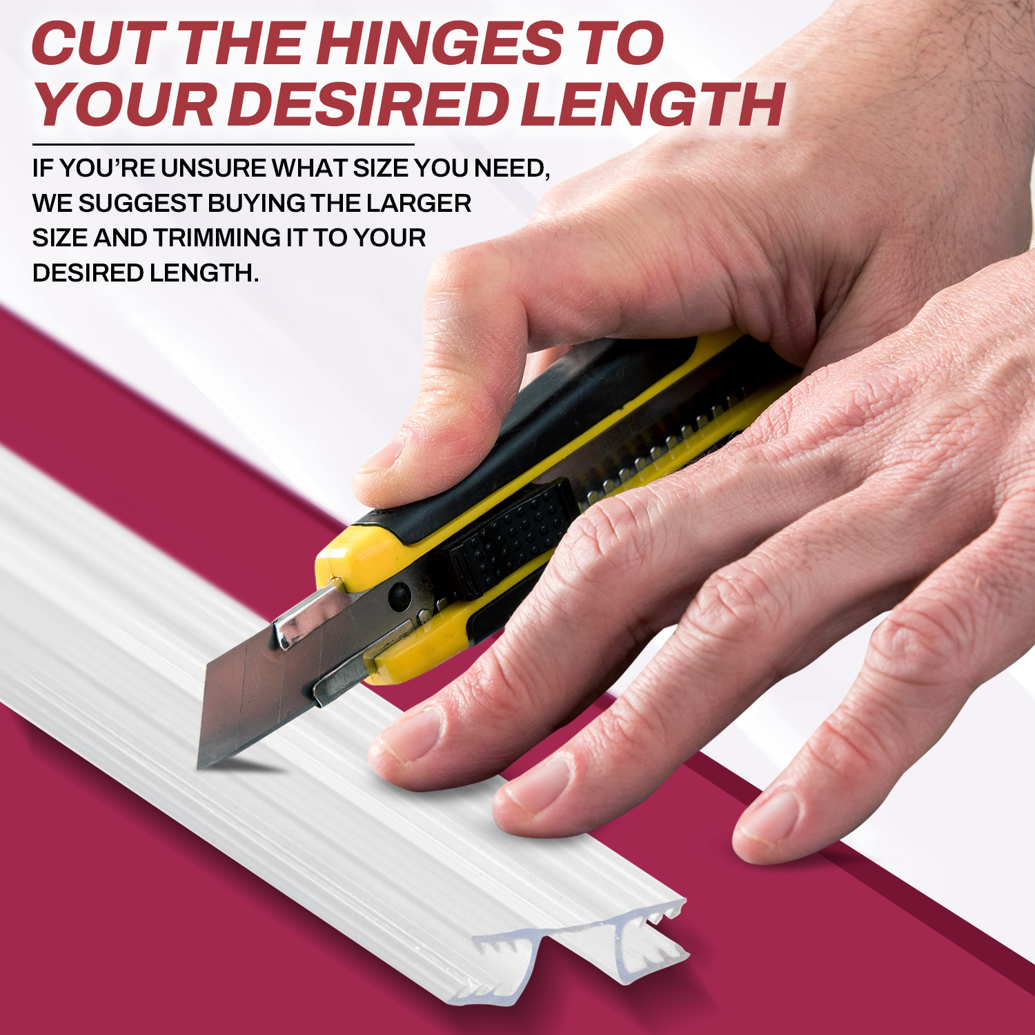 PENNZONI Living Hinges for Clear Plastic Living Hinges for Plexiglass