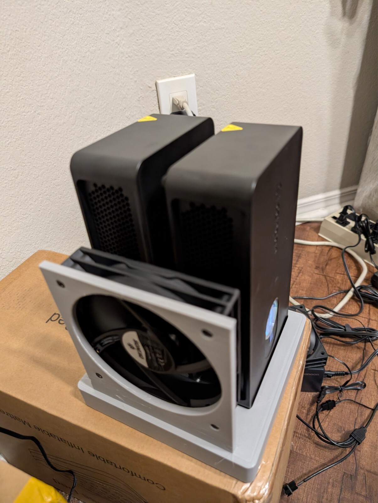 Canaan Avalon nano 3s Cooler base 3d print - Heat extractor reduce temp