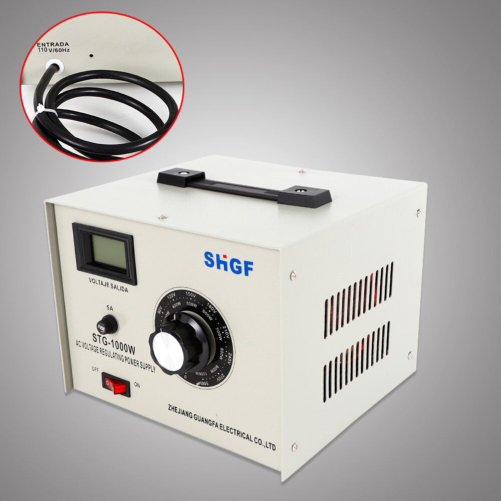 Single-phase Voltage Regulator 0-300V Adjustable Voltage Converter Transformer