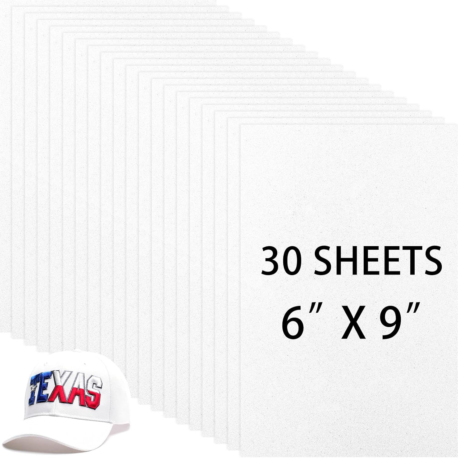 30 Pcs Embroidery Foam 3D 3Mm EVA Puffy Foam Sheets for Embroidery Crafts and Ar