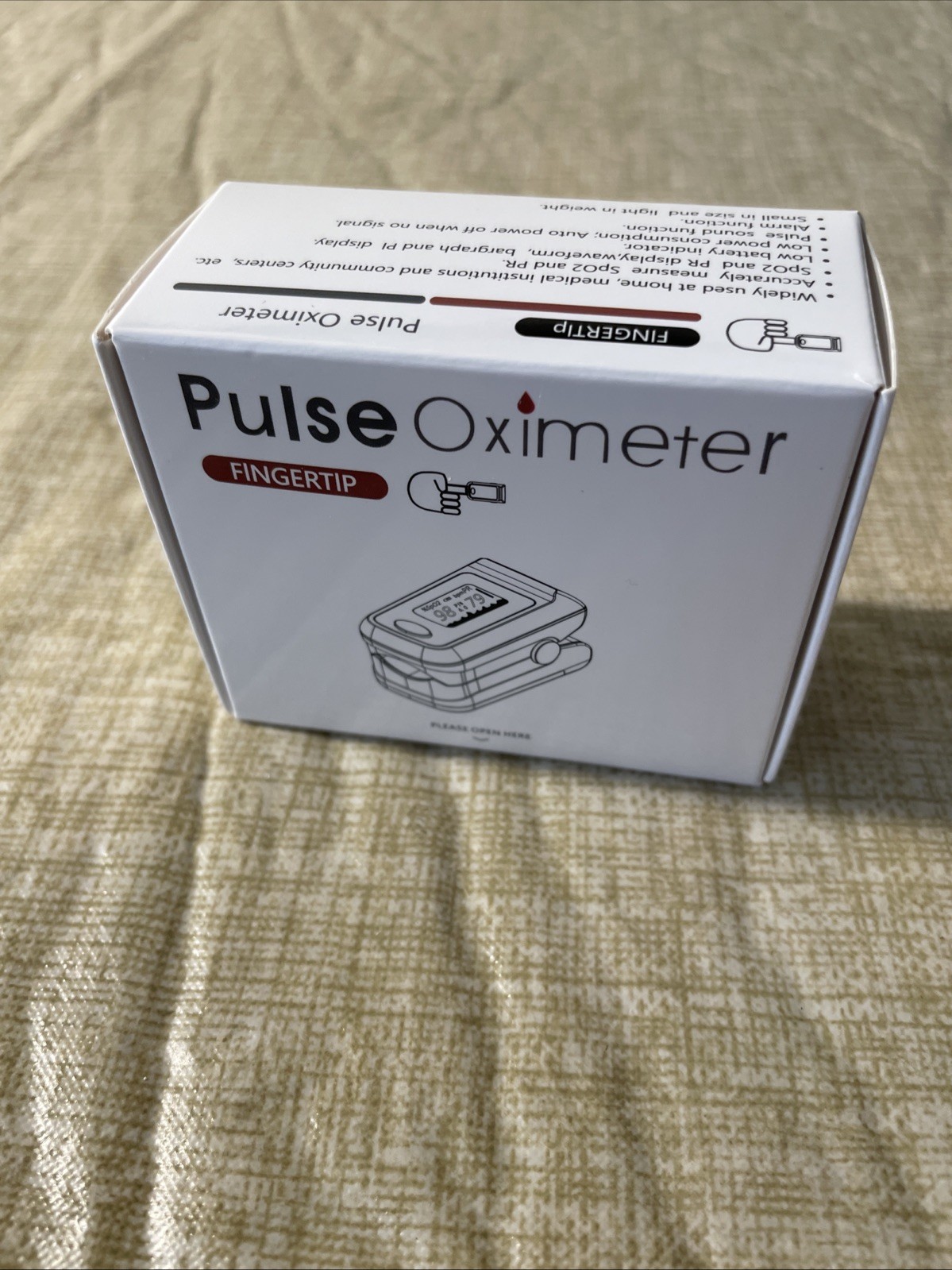 pulse oximeter fingertip