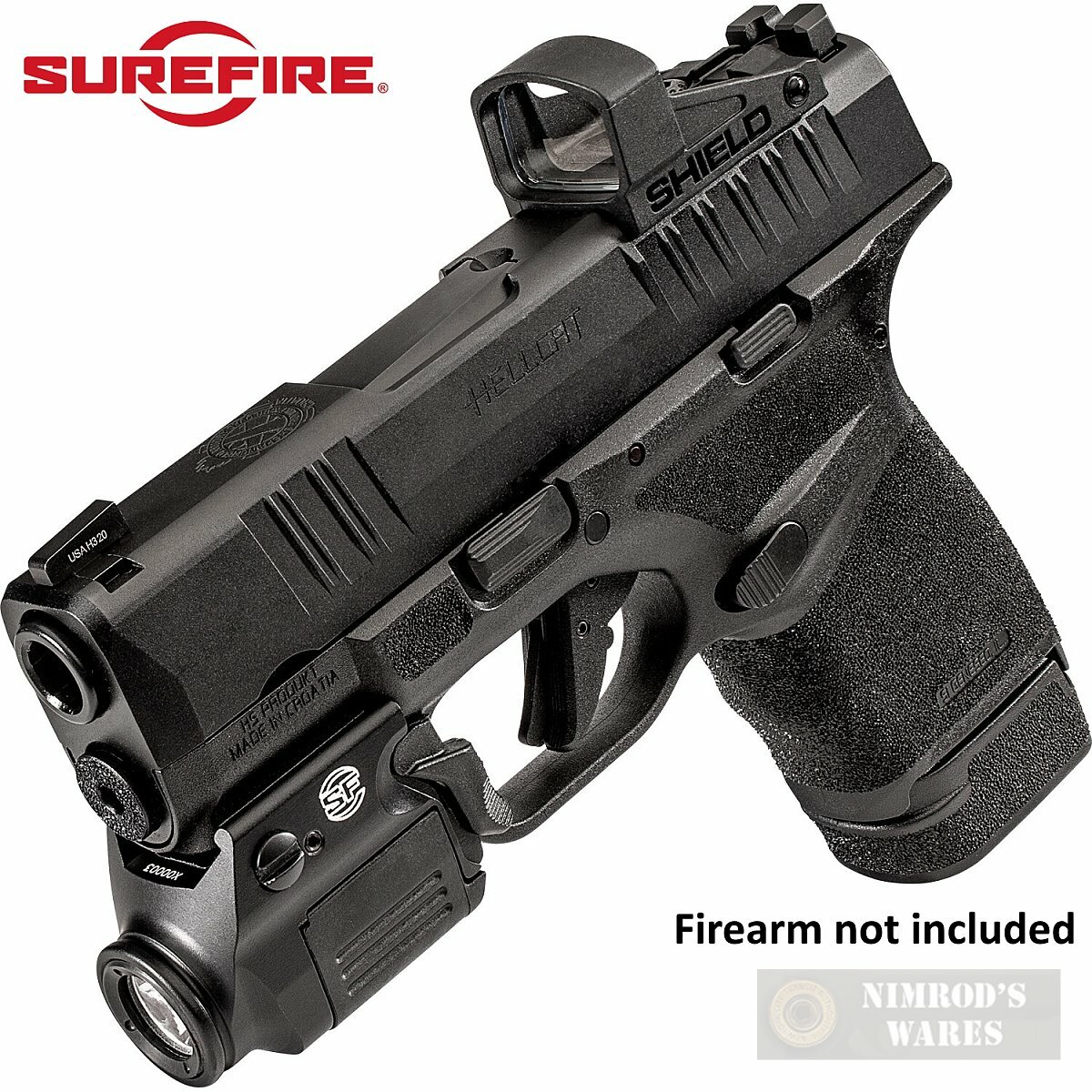 Surefire Springfield HELLCAT XSC WEAPONLIGHT 350 Lumens Rechargeable XSC-HELLCAT