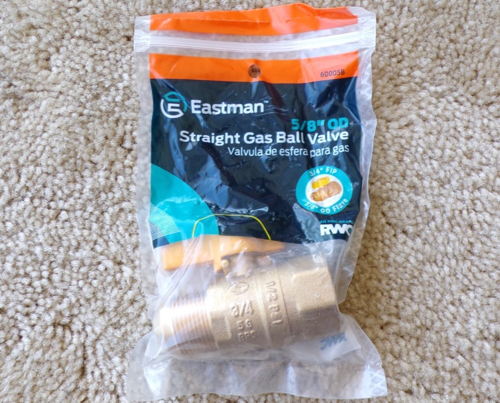 You get 2  Eastman 60005B 5/8 Inch OD Flare x 3/4 Inch FIP Gas Ball Valve; @c21